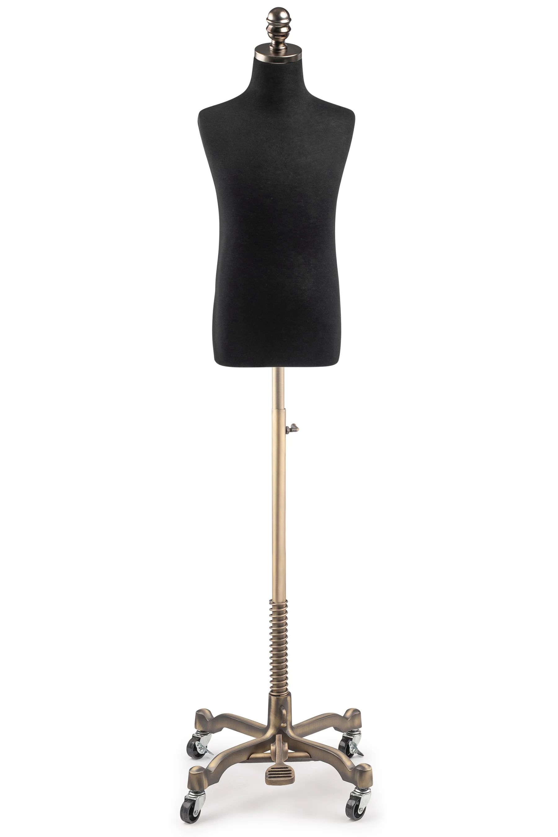 Child Display Dress Form on Metal Rolling Base - Image 8