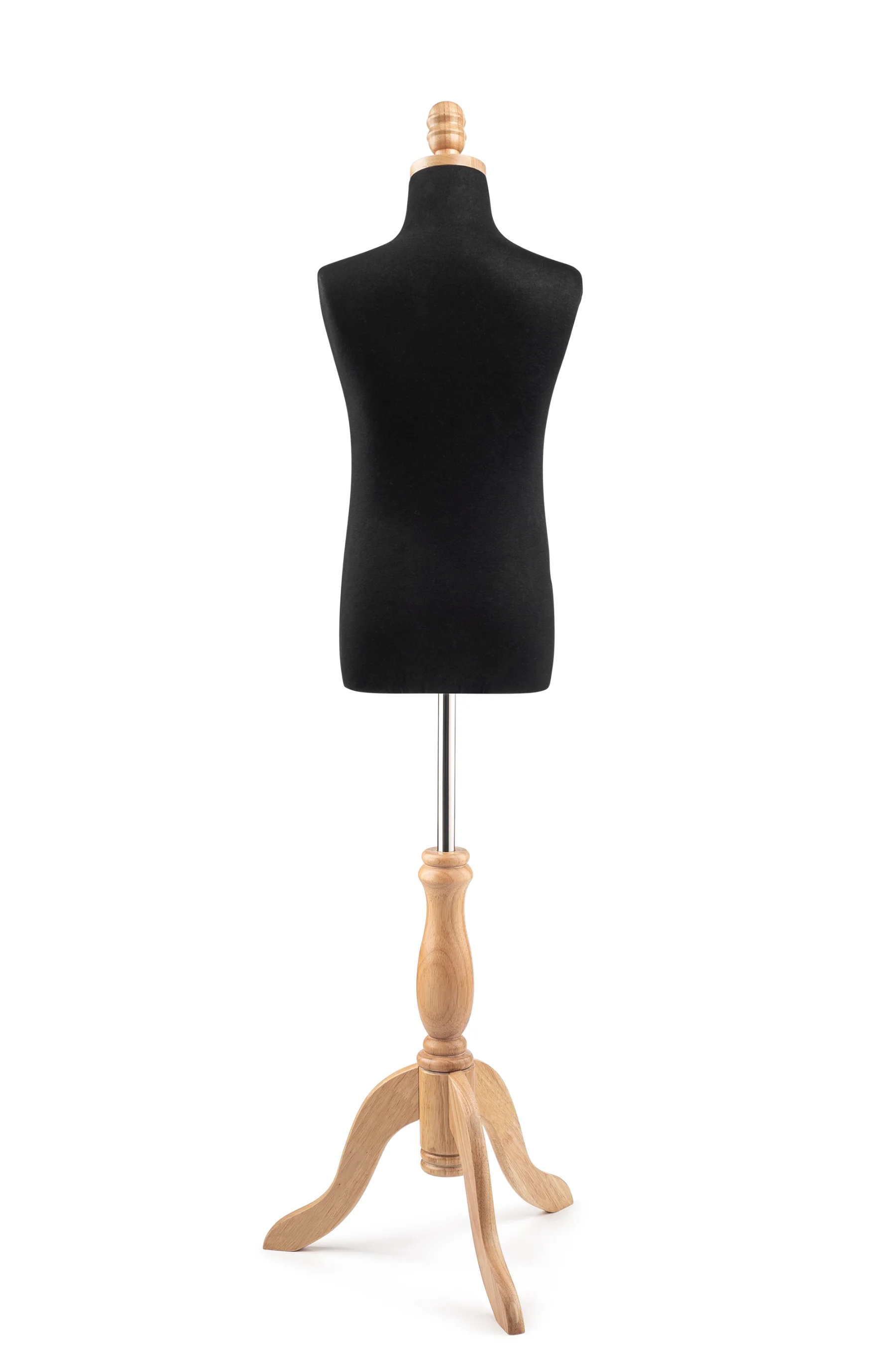 Child Display Dress Form on Wood Tripod Base - Image 4