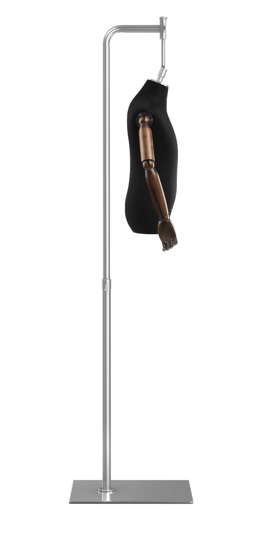 Child Display Dress Form on Metal Hanging Base (Head & Arms Version) - Image 13