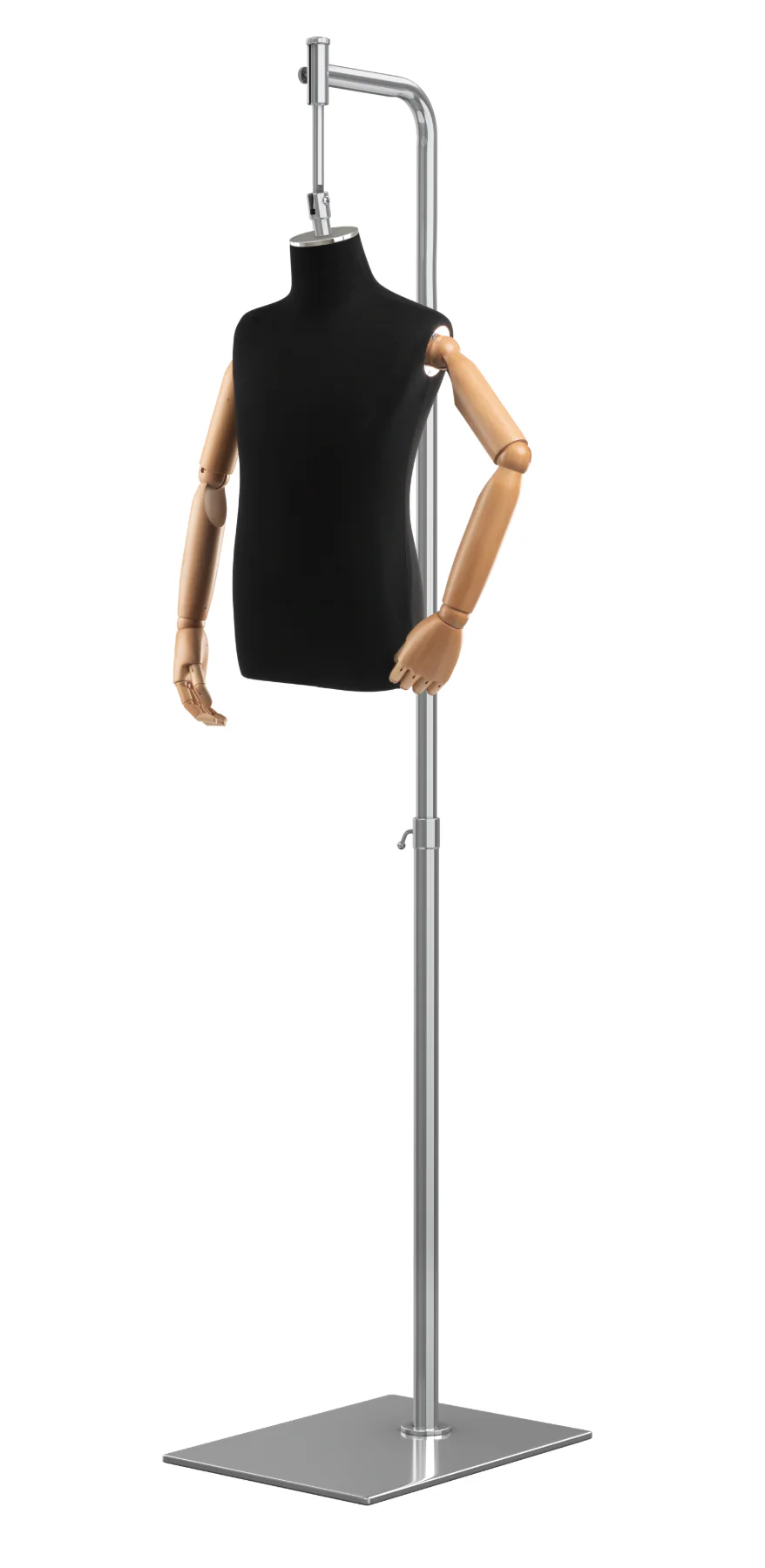 Child Display Dress Form on Metal Hanging Base (Head & Arms Version) - Image 14