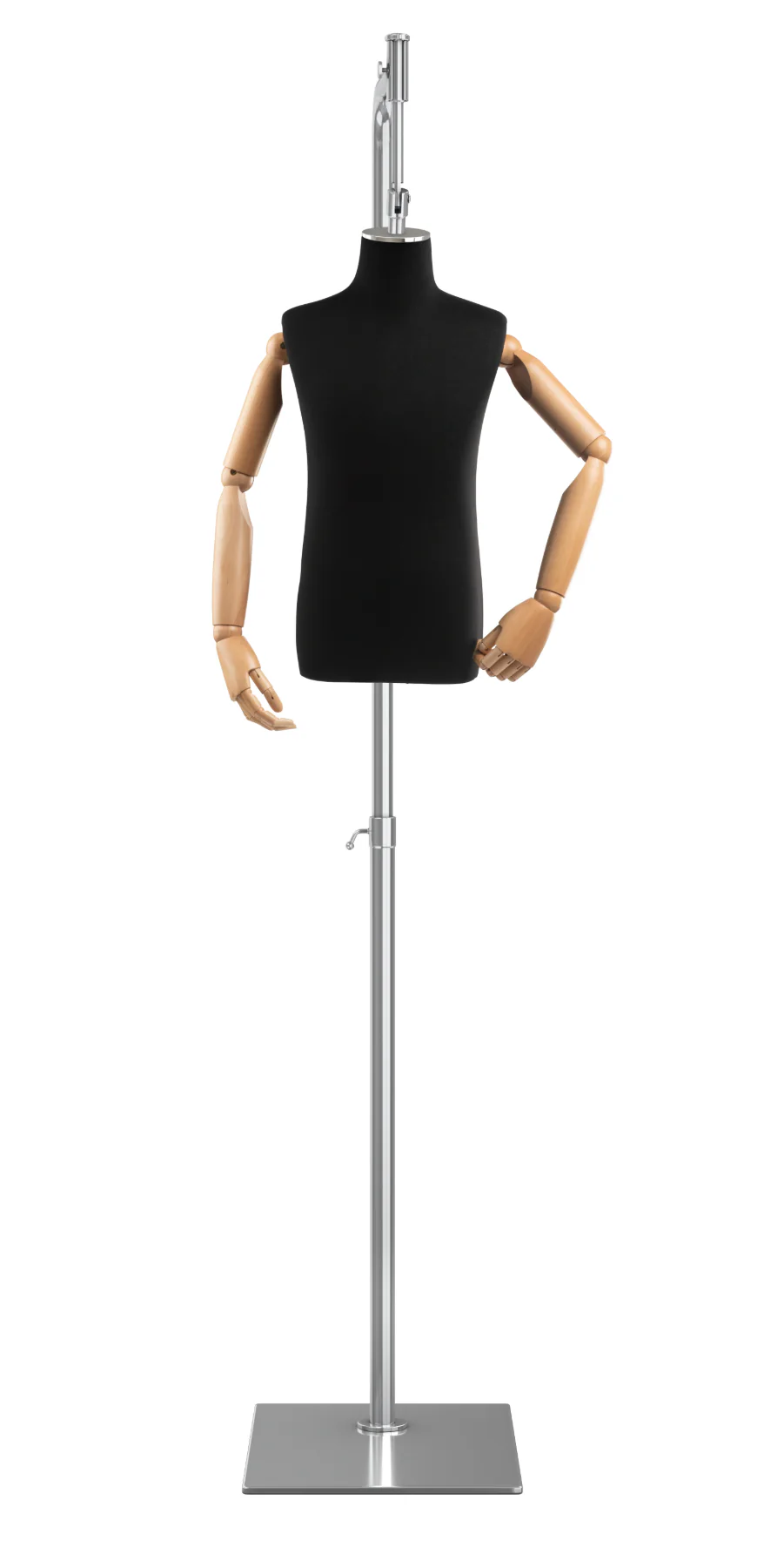 Child Display Dress Form on Metal Hanging Base (Head & Arms Version) - Image 15
