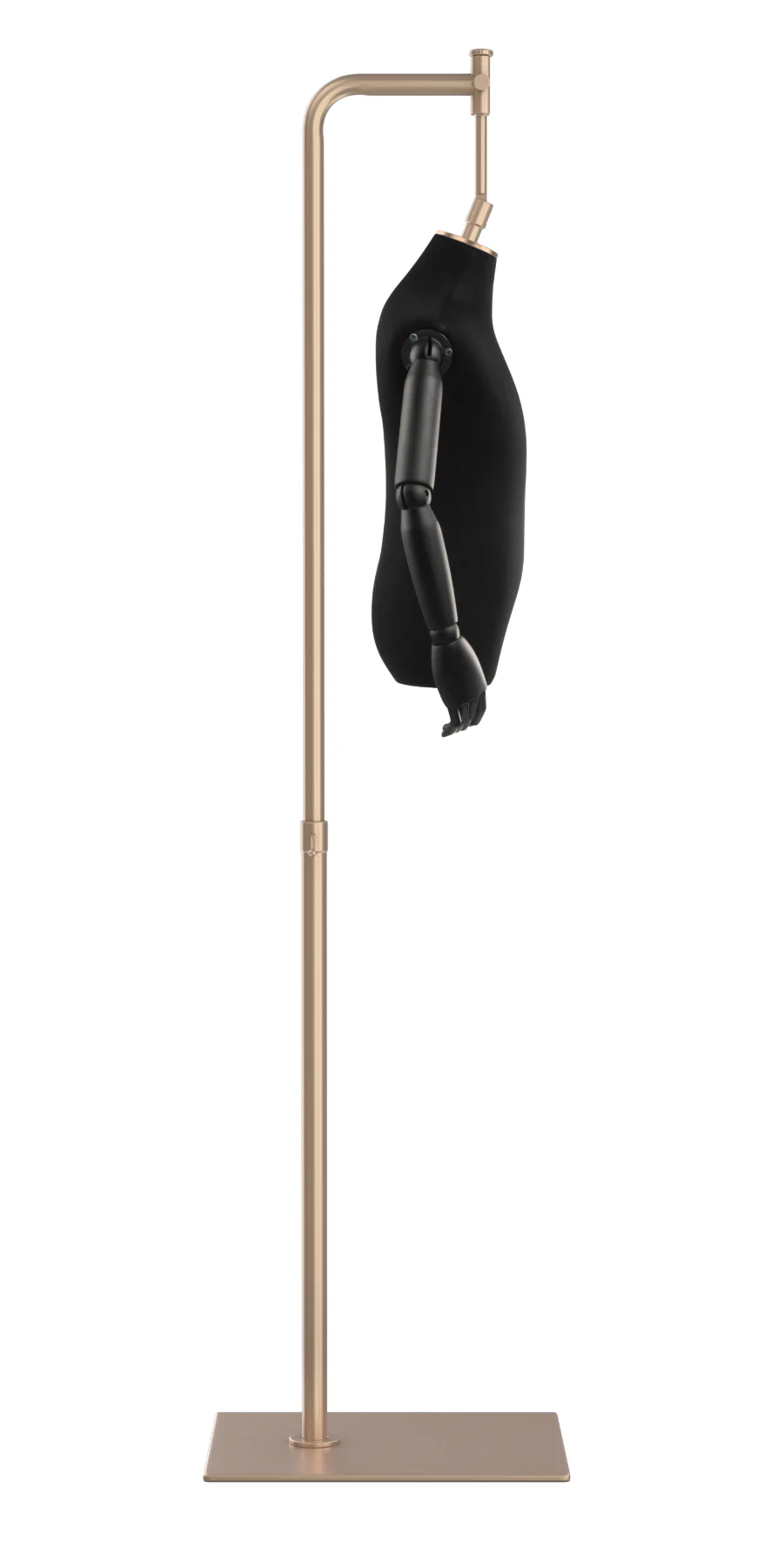 Child Display Dress Form on Metal Hanging Base (Head & Arms Version) - Image 19