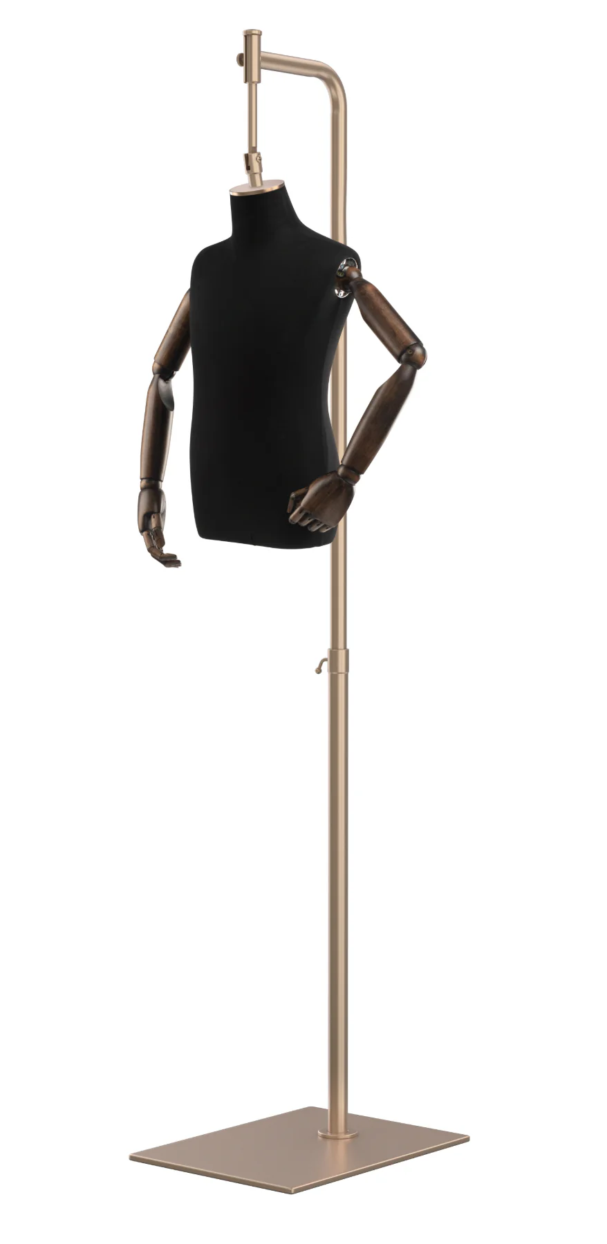 Child Display Dress Form on Metal Hanging Base (Head & Arms Version) - Image 20