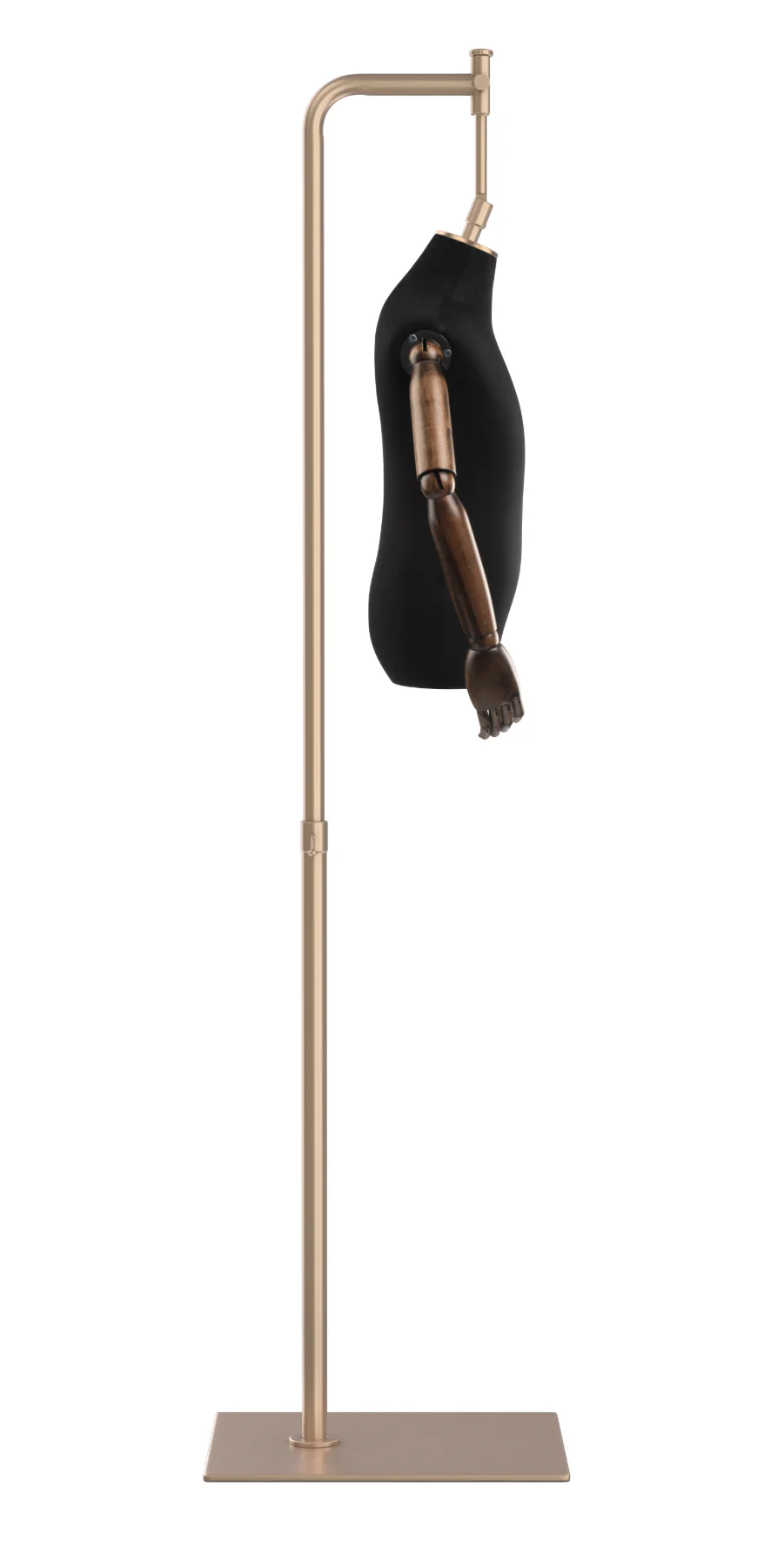 Child Display Dress Form on Metal Hanging Base (Head & Arms Version) - Image 22