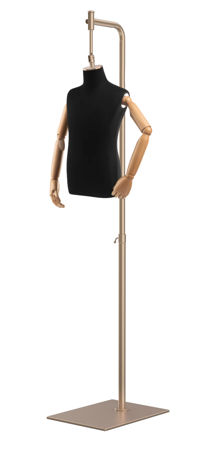 Child Display Dress Form on Metal Hanging Base (Head & Arms Version) - Image 23