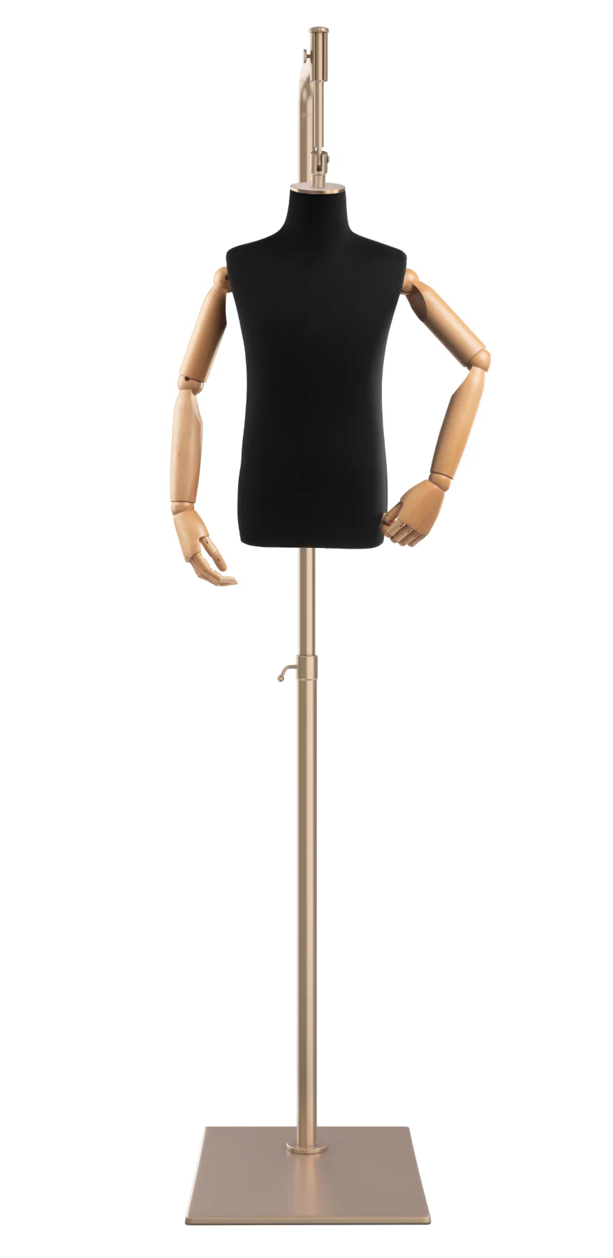 Child Display Dress Form on Metal Hanging Base (Head & Arms Version) - Image 24