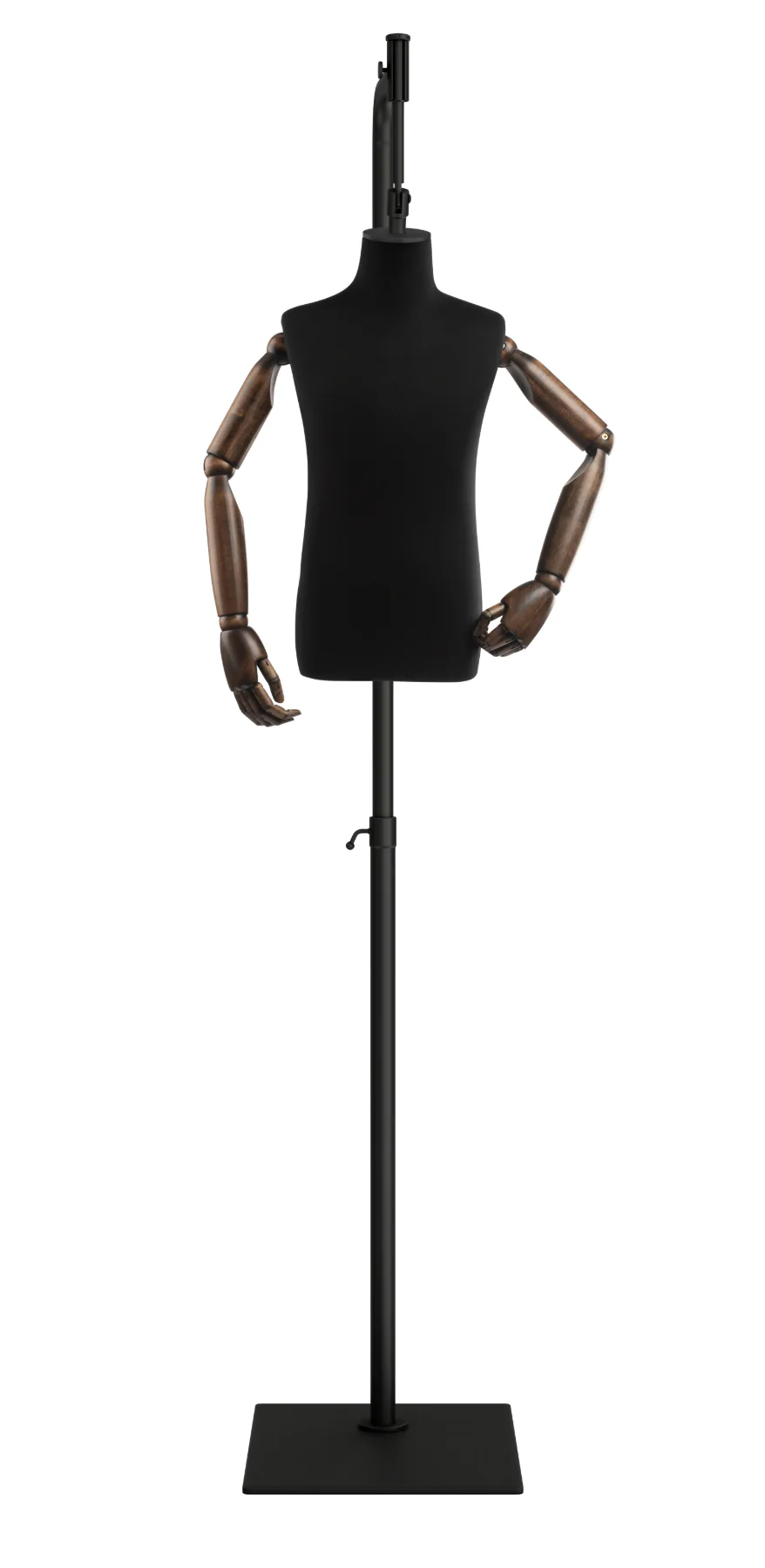 Child Display Dress Form on Metal Hanging Base (Head & Arms Version) - Image 27