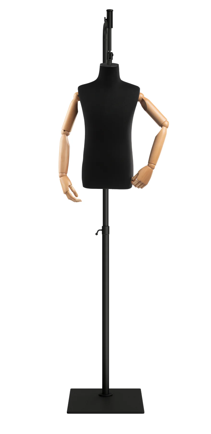Child Display Dress Form on Metal Hanging Base (Head & Arms Version) - Image 30