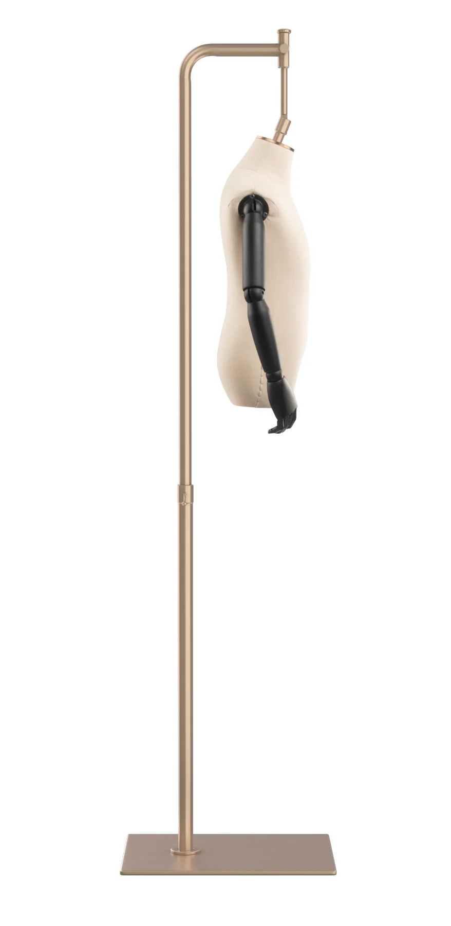 Child Display Dress Form on Metal Hanging Base (Head & Arms Version) - Image 15