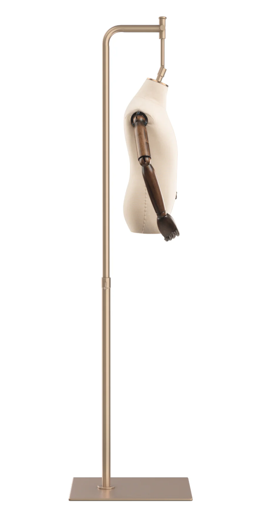 Child Display Dress Form on Metal Hanging Base (Head & Arms Version) - Image 18