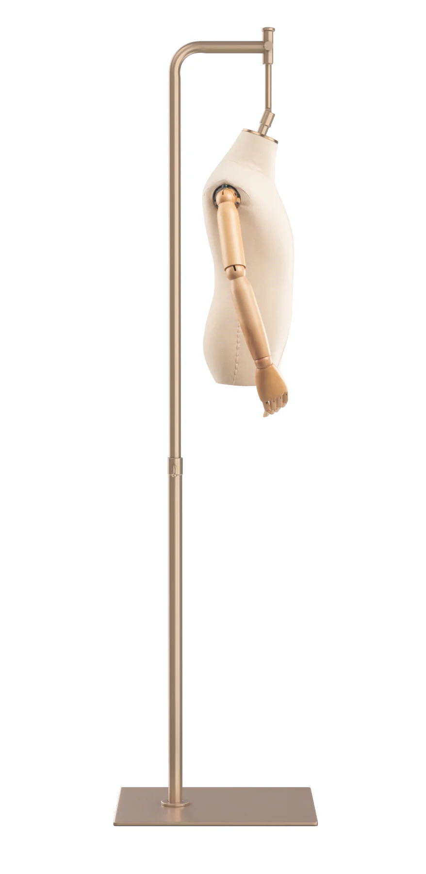 Child Display Dress Form on Metal Hanging Base (Head & Arms Version) - Image 21