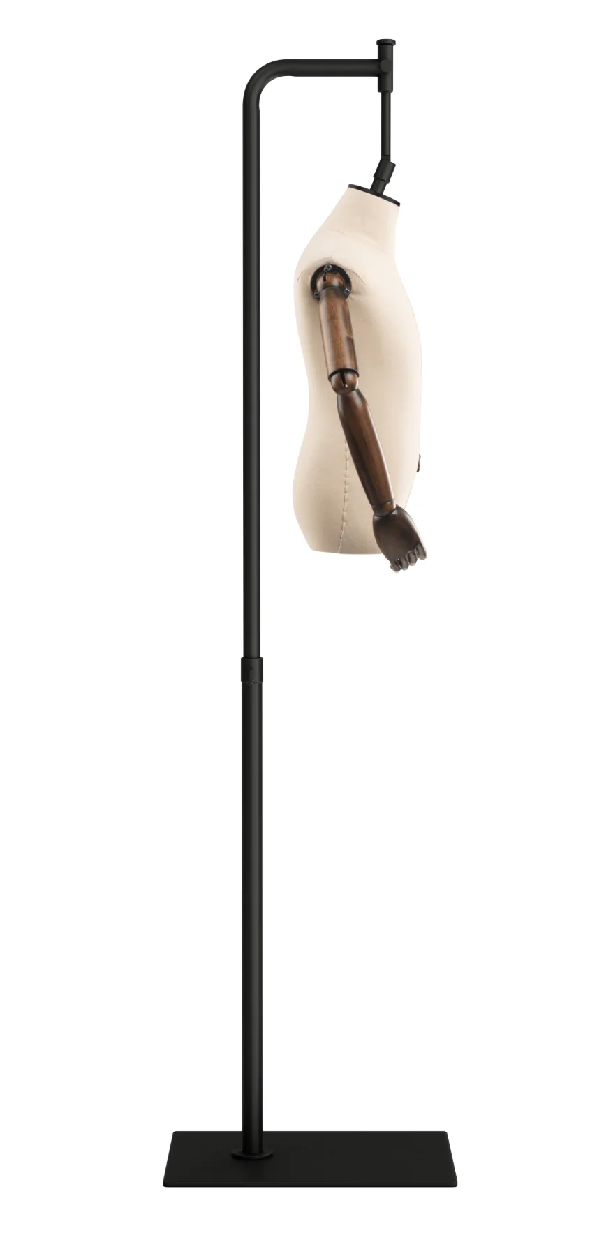 Child Display Dress Form on Metal Hanging Base (Head & Arms Version) - Image 9