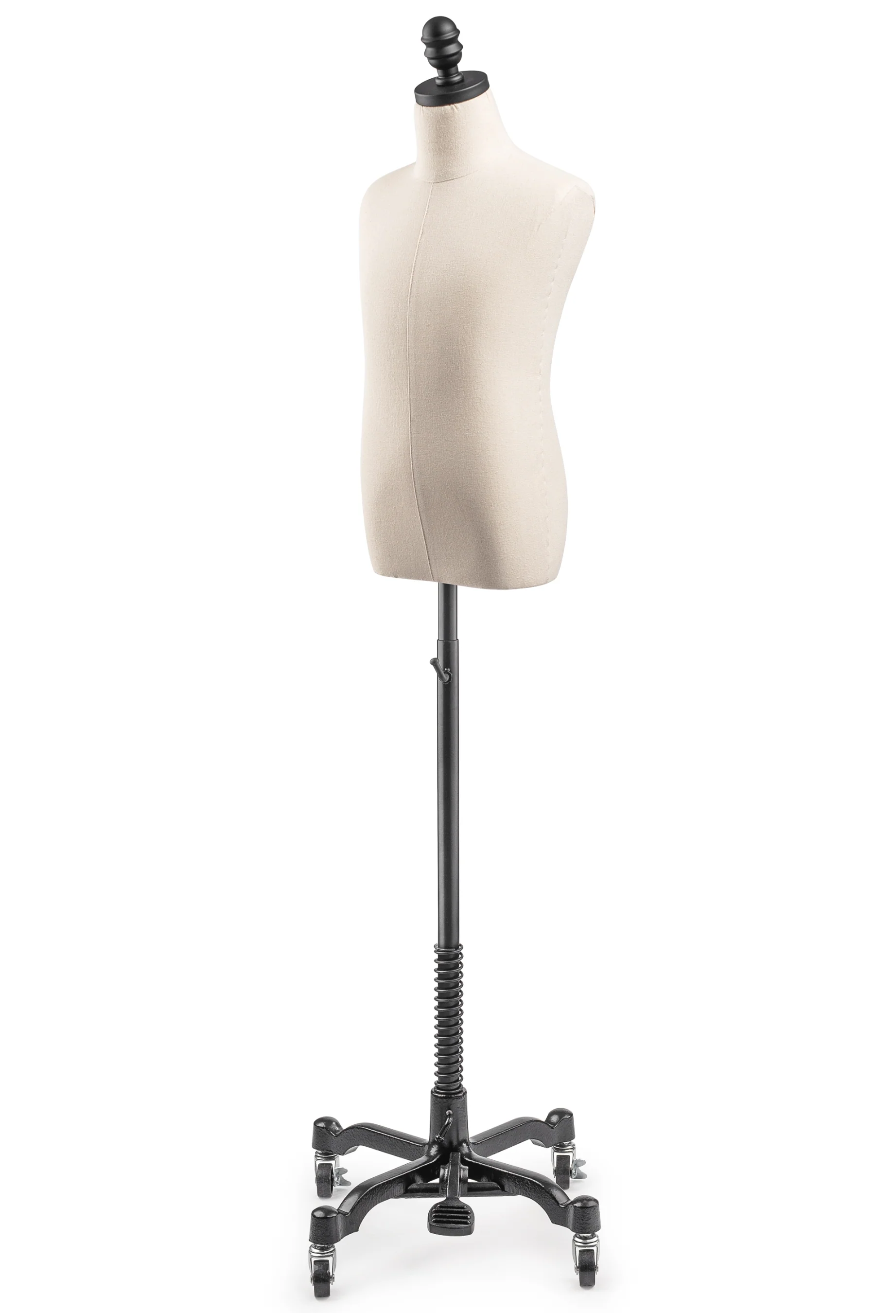 Child Display Dress Form on Metal Rolling Base - Image 3