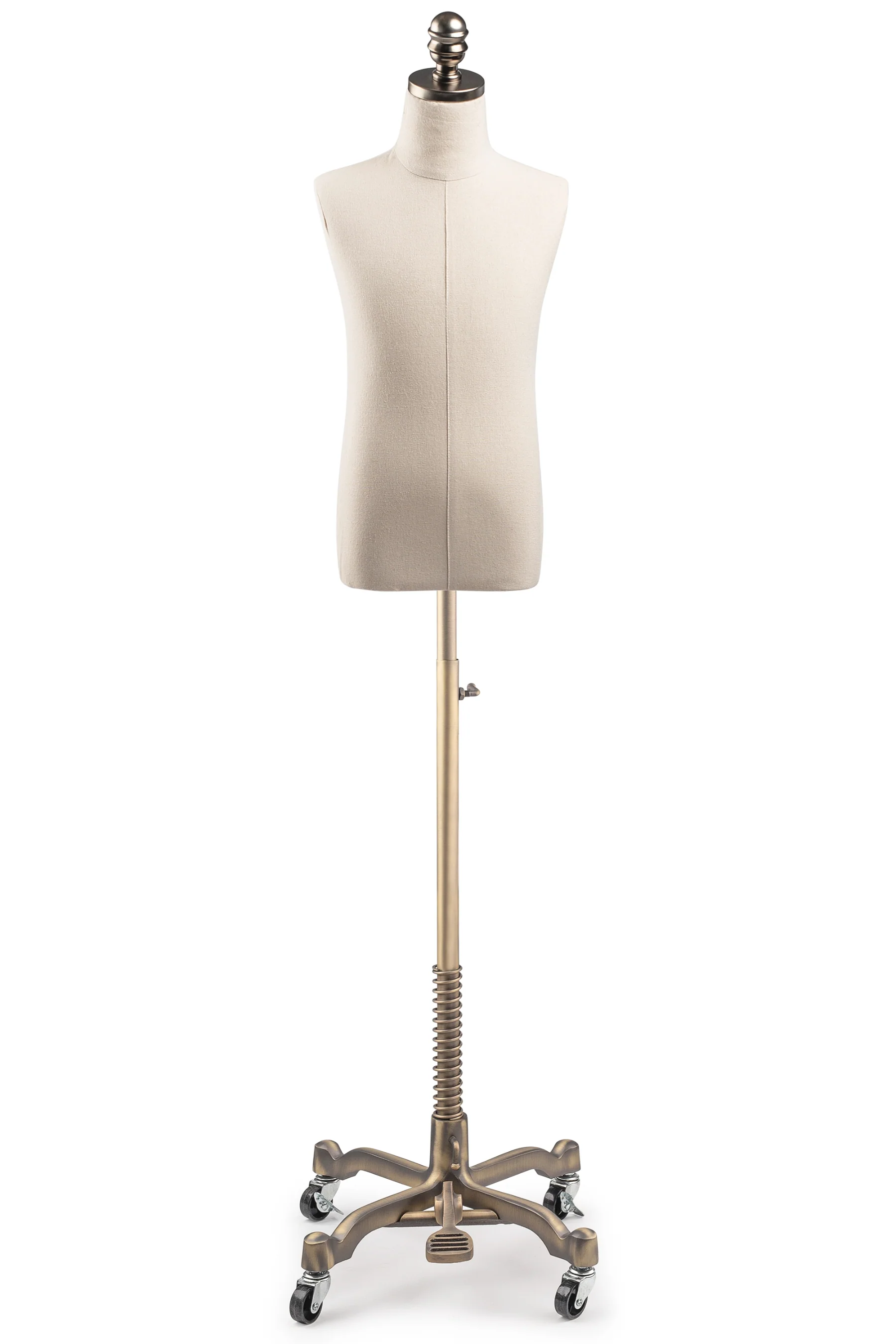 Child Display Dress Form on Metal Rolling Base - Image 8