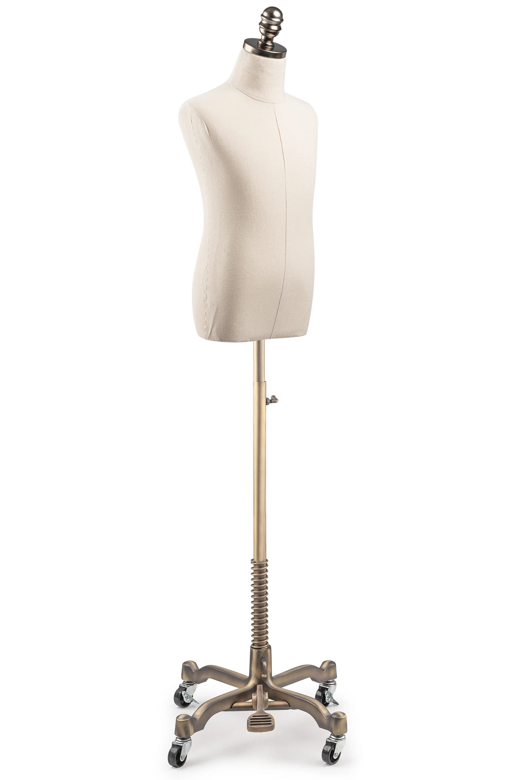 Child Display Dress Form on Metal Rolling Base - Image 9