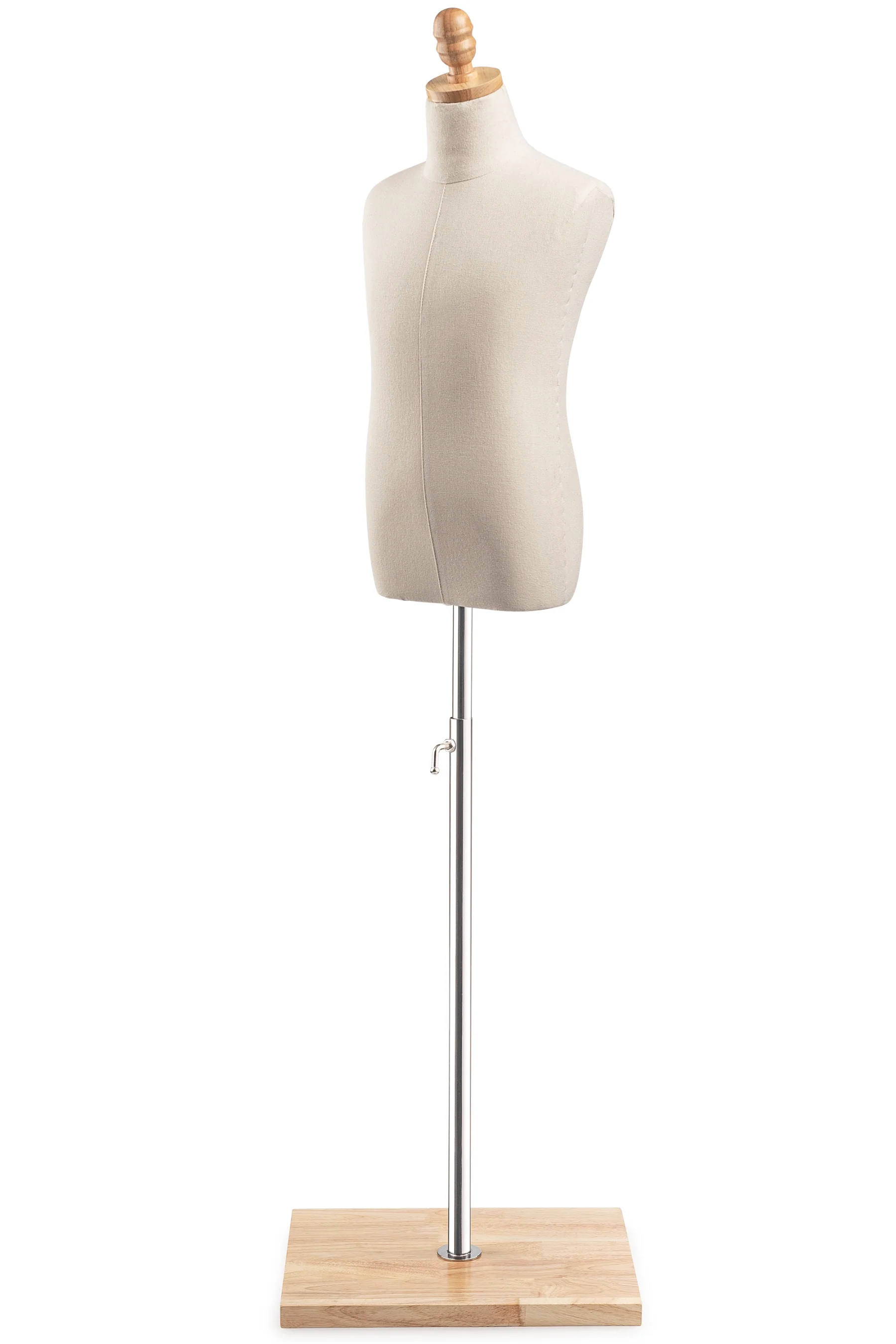 Child Display Dress Form on Wood Flat Base - Image 3