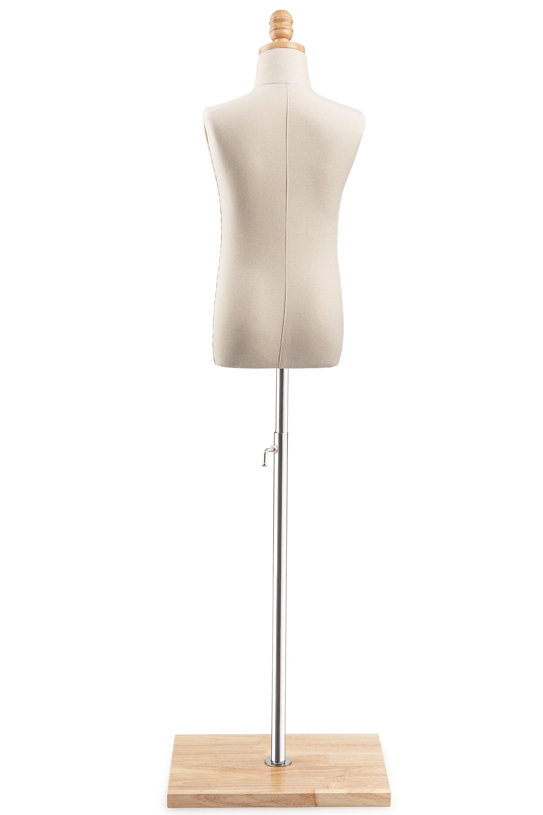 Child Display Dress Form on Wood Flat Base - Image 5