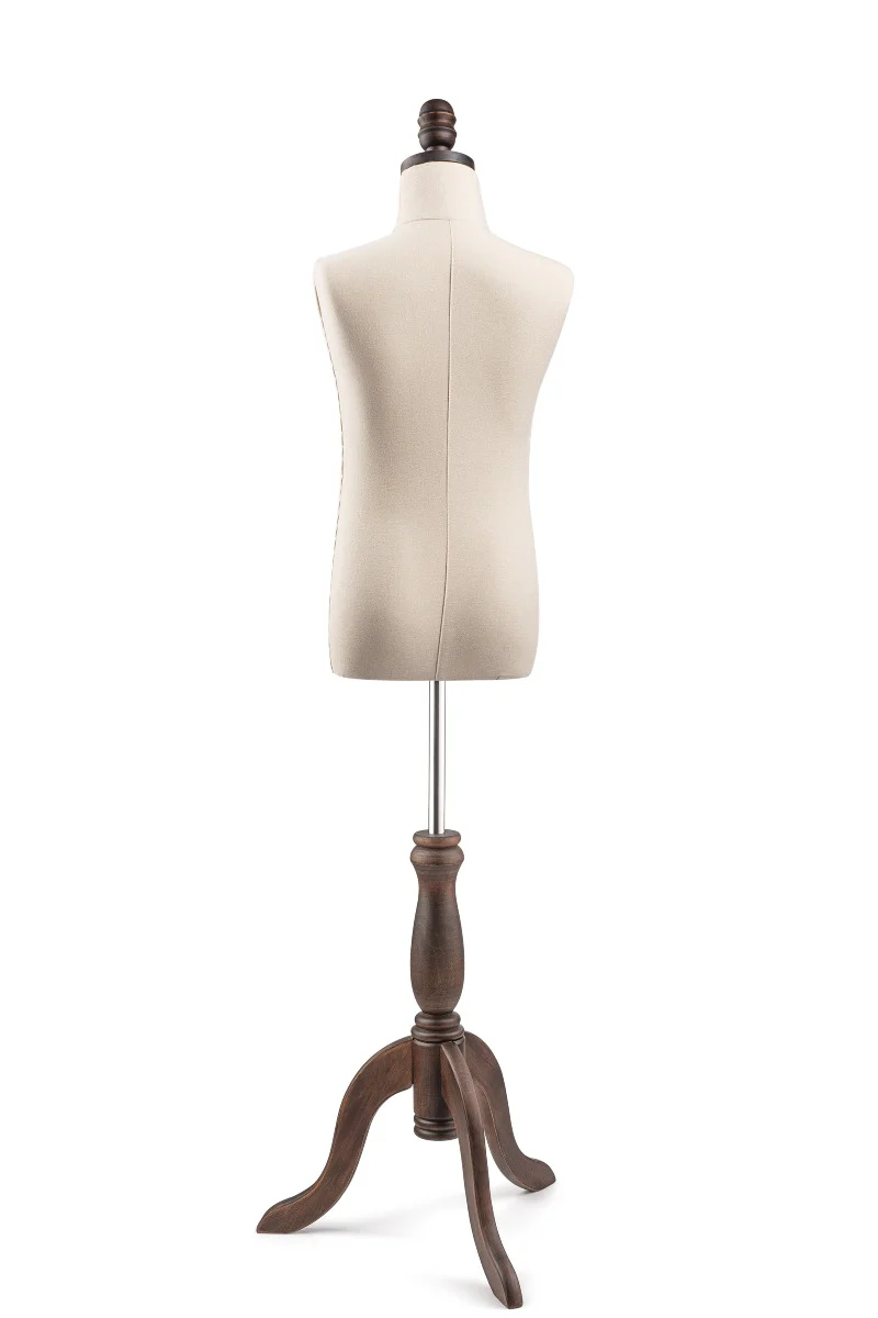 Child Display Dress Form on Wood Tripod Base - Image 14