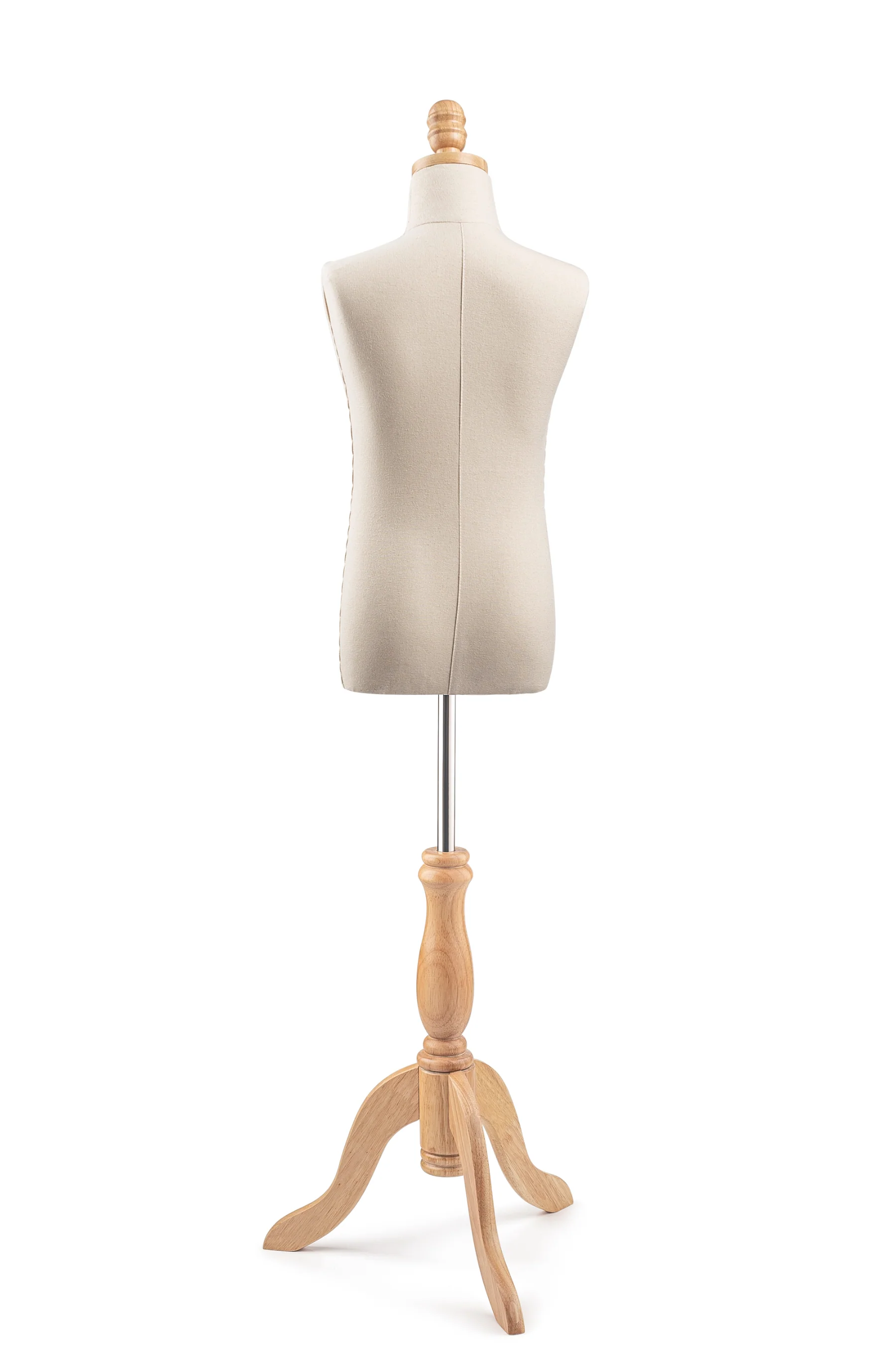 Child Display Dress Form on Wood Tripod Base - Image 4