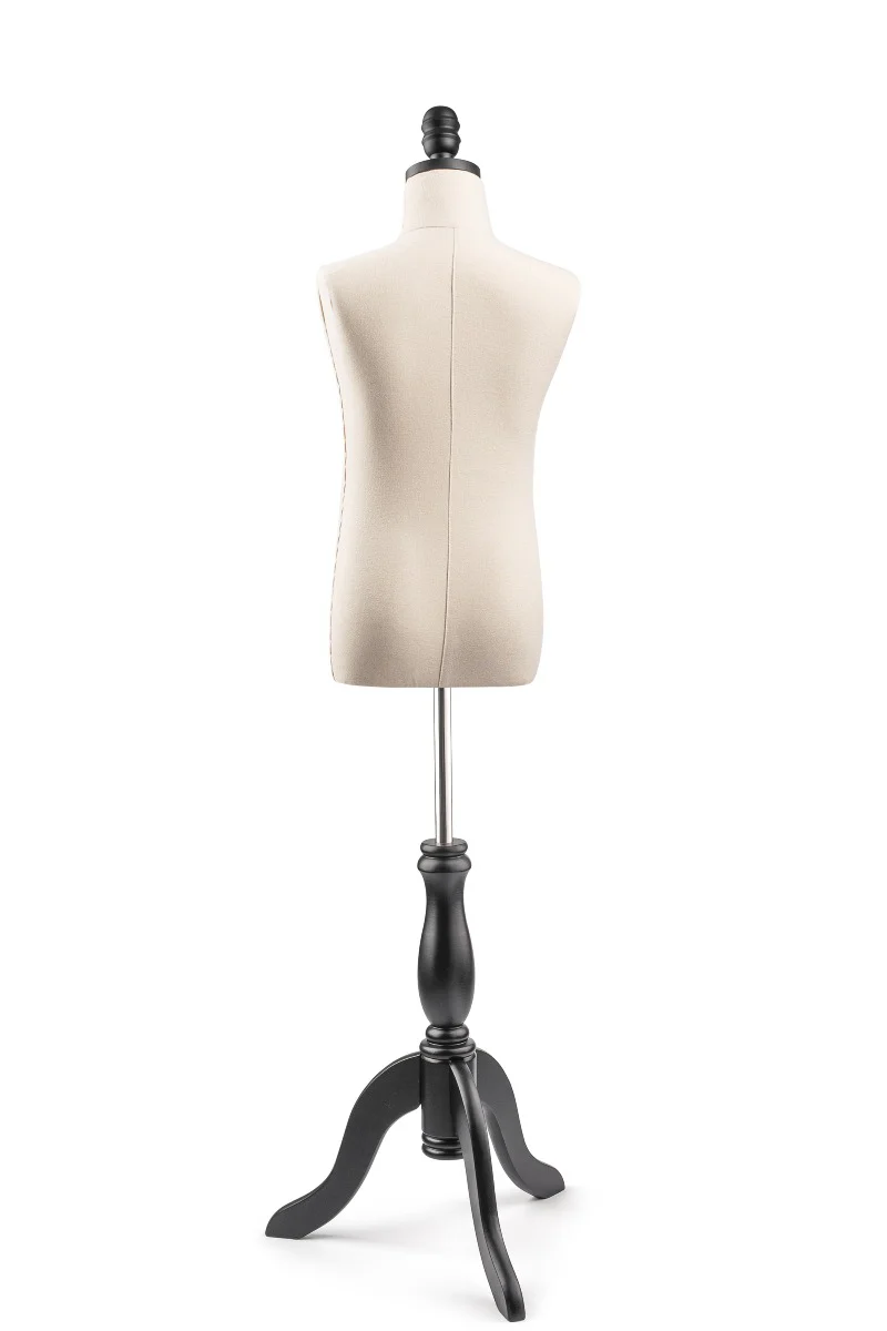 Child Display Dress Form on Wood Tripod Base - Image 9