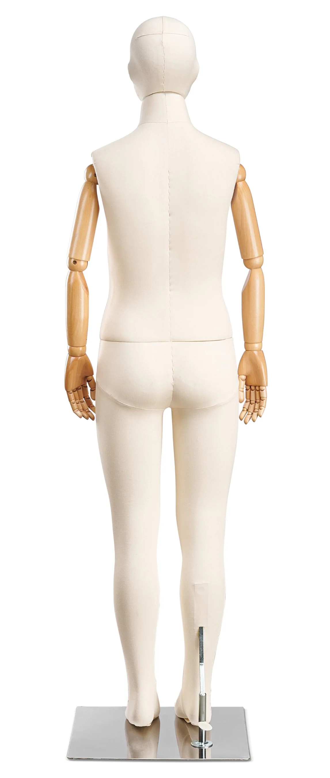 Child Fabric Wrapped Mannequin in Standing or Sitting Pose w/ Articulating Arms (WP Series) - Image 15