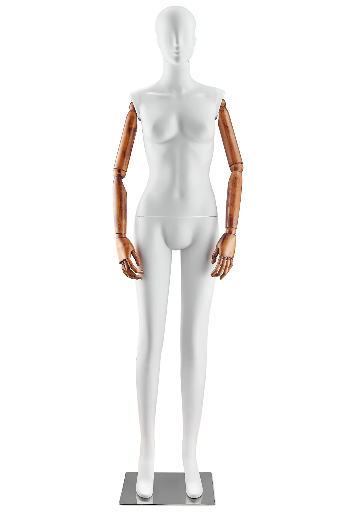 Female Abstract Mannequin in Standing or Sitting Pose w/ Articulating Arms (AP Series) - Image 12