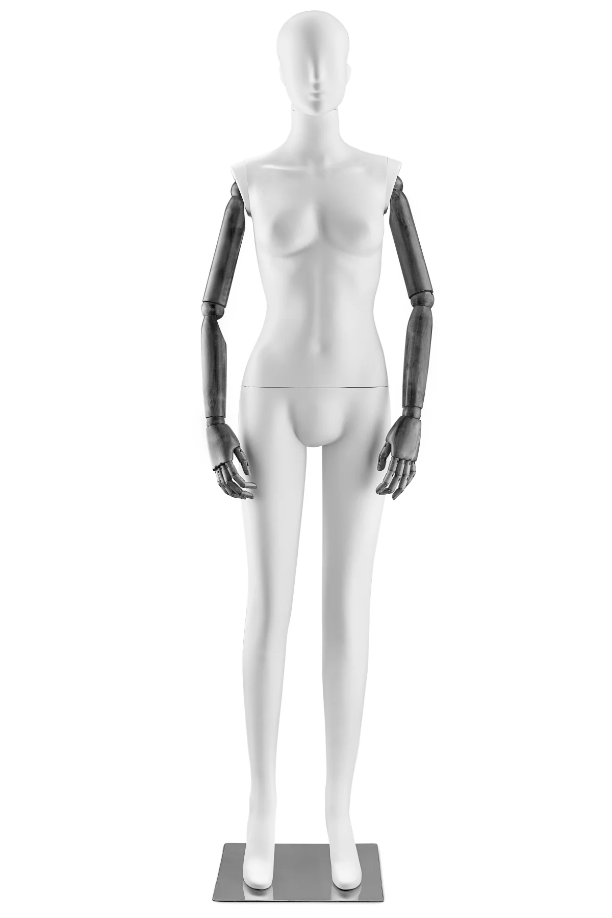Female Abstract Mannequin in Standing or Sitting Pose w/ Articulating Arms (AP Series) - Image 13