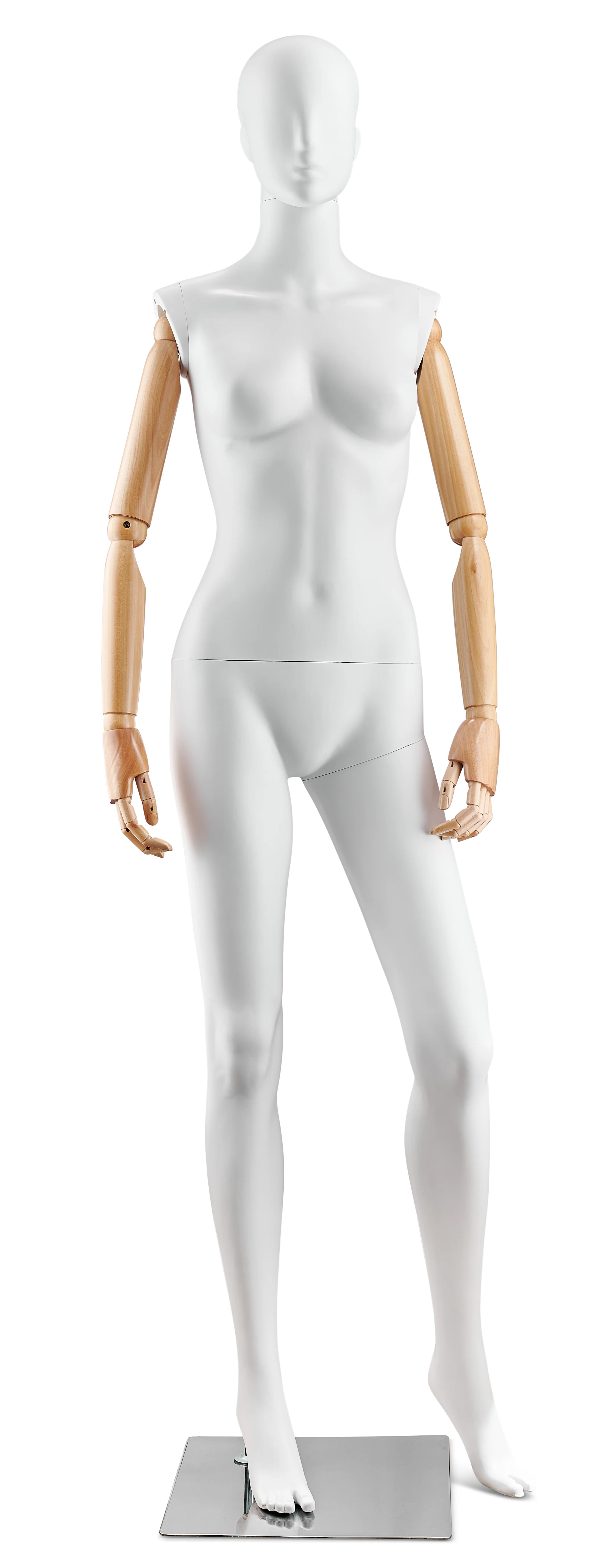 Female Abstract Mannequin in Standing or Sitting Pose w/ Articulating Arms (AP Series) - Image 27