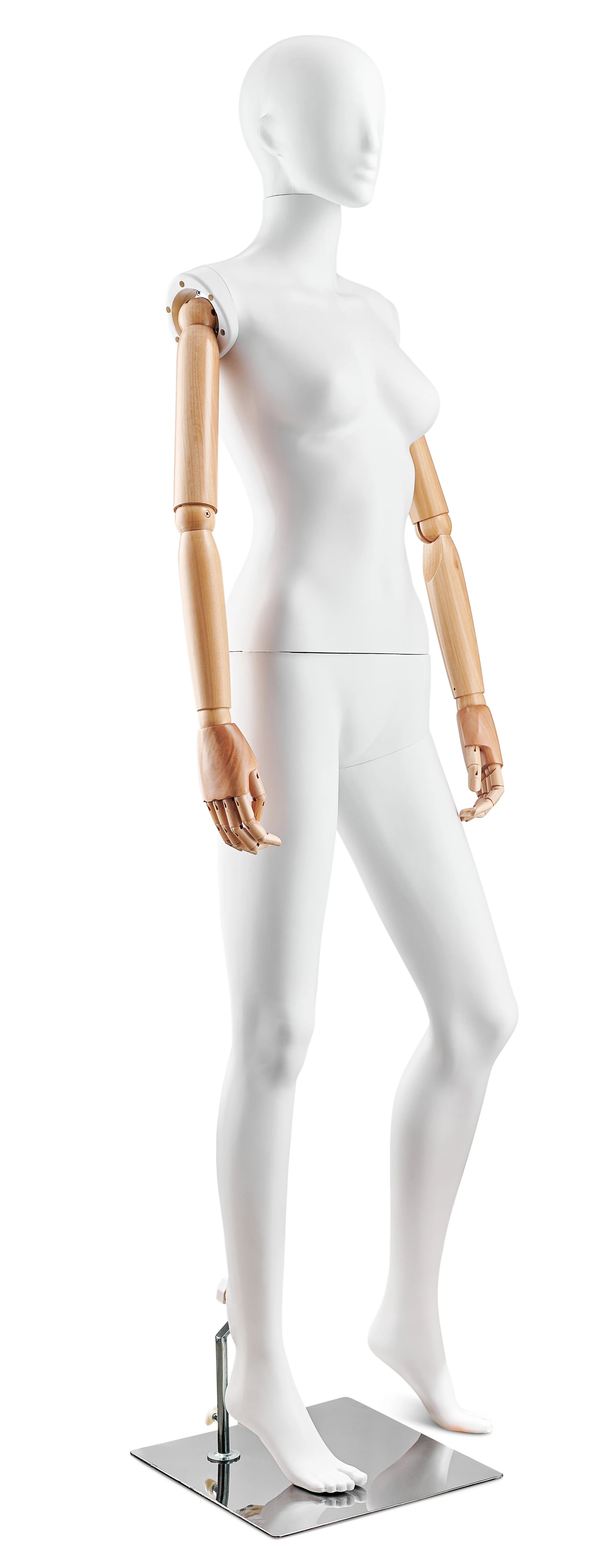 Female Abstract Mannequin in Standing or Sitting Pose w/ Articulating Arms (AP Series) - Image 28