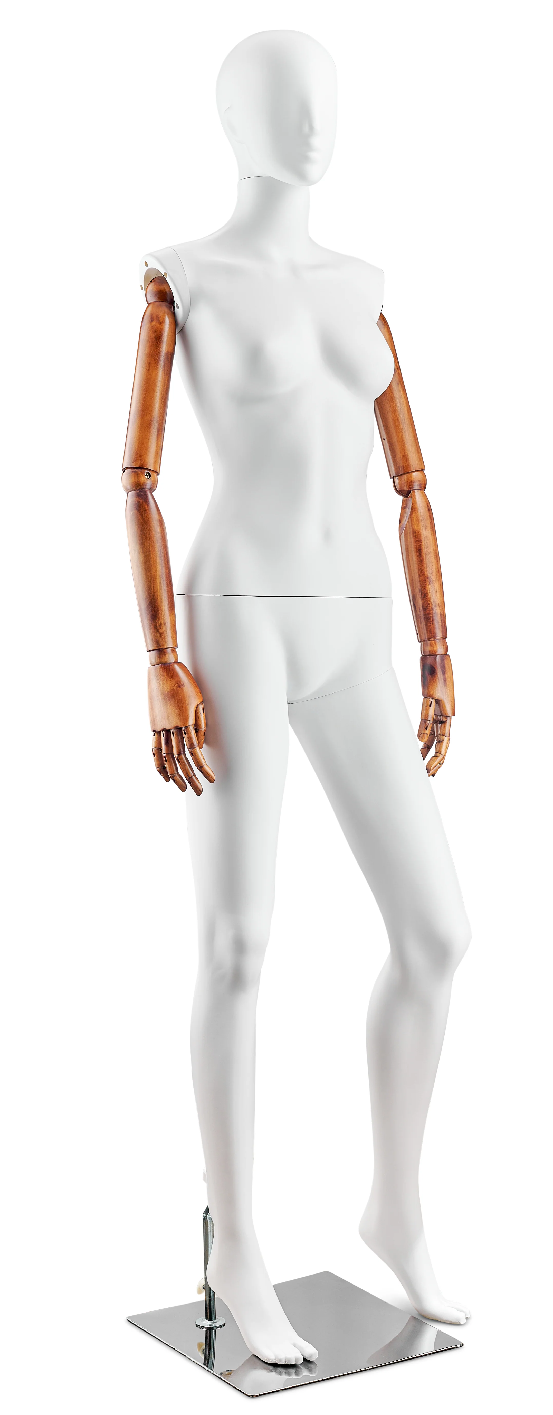 Female Abstract Mannequin in Standing or Sitting Pose w/ Articulating Arms (AP Series) - Image 32
