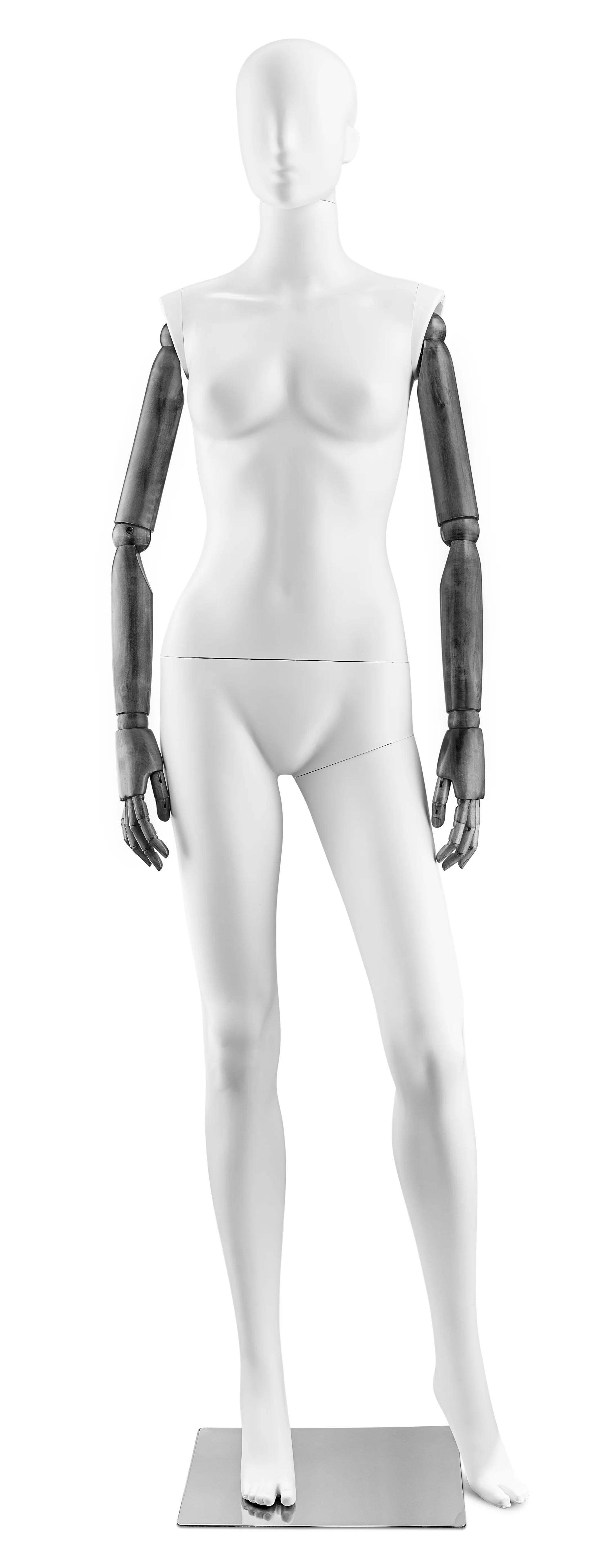 Female Abstract Mannequin in Standing or Sitting Pose w/ Articulating Arms (AP Series) - Image 34