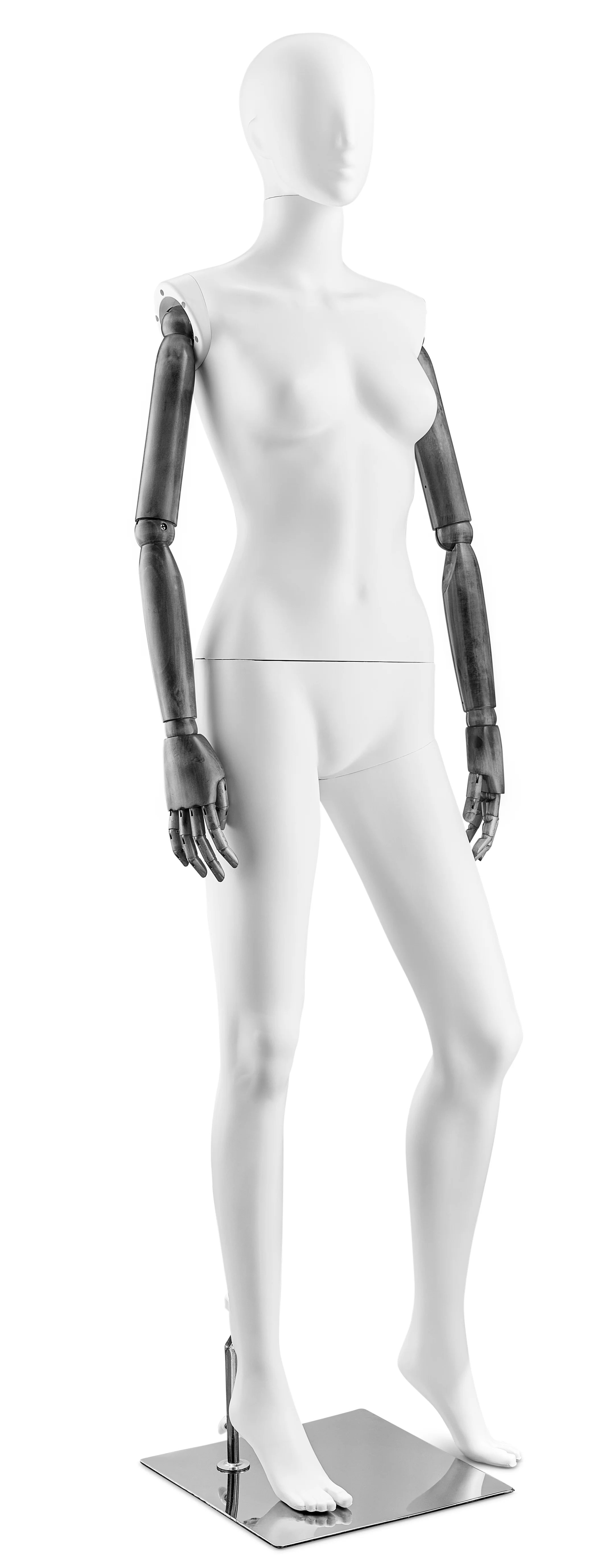 Female Abstract Mannequin in Standing or Sitting Pose w/ Articulating Arms (AP Series) - Image 35