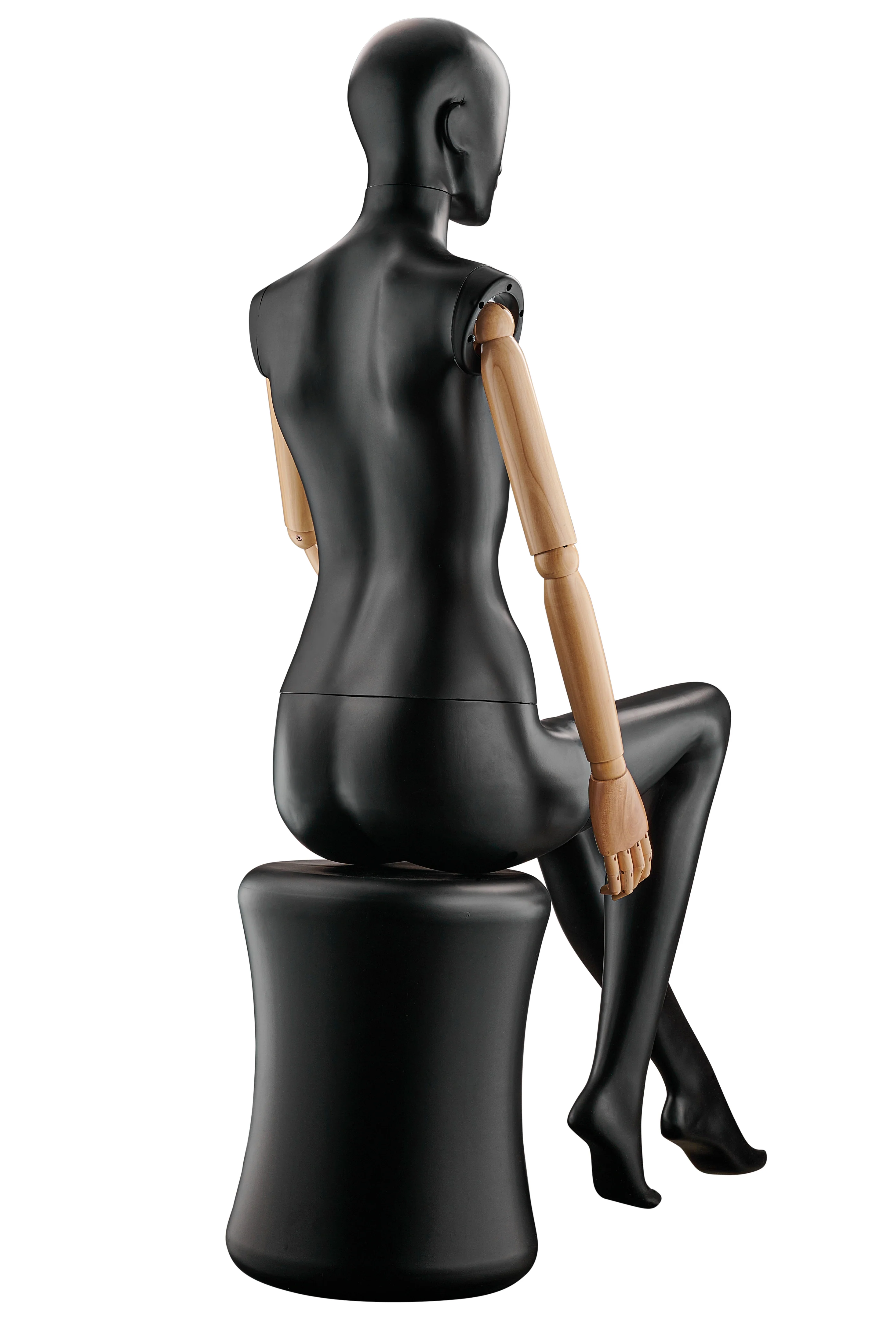 Female Abstract Mannequin in Standing or Sitting Pose w/ Articulating Arms (AP Series) - Image 51