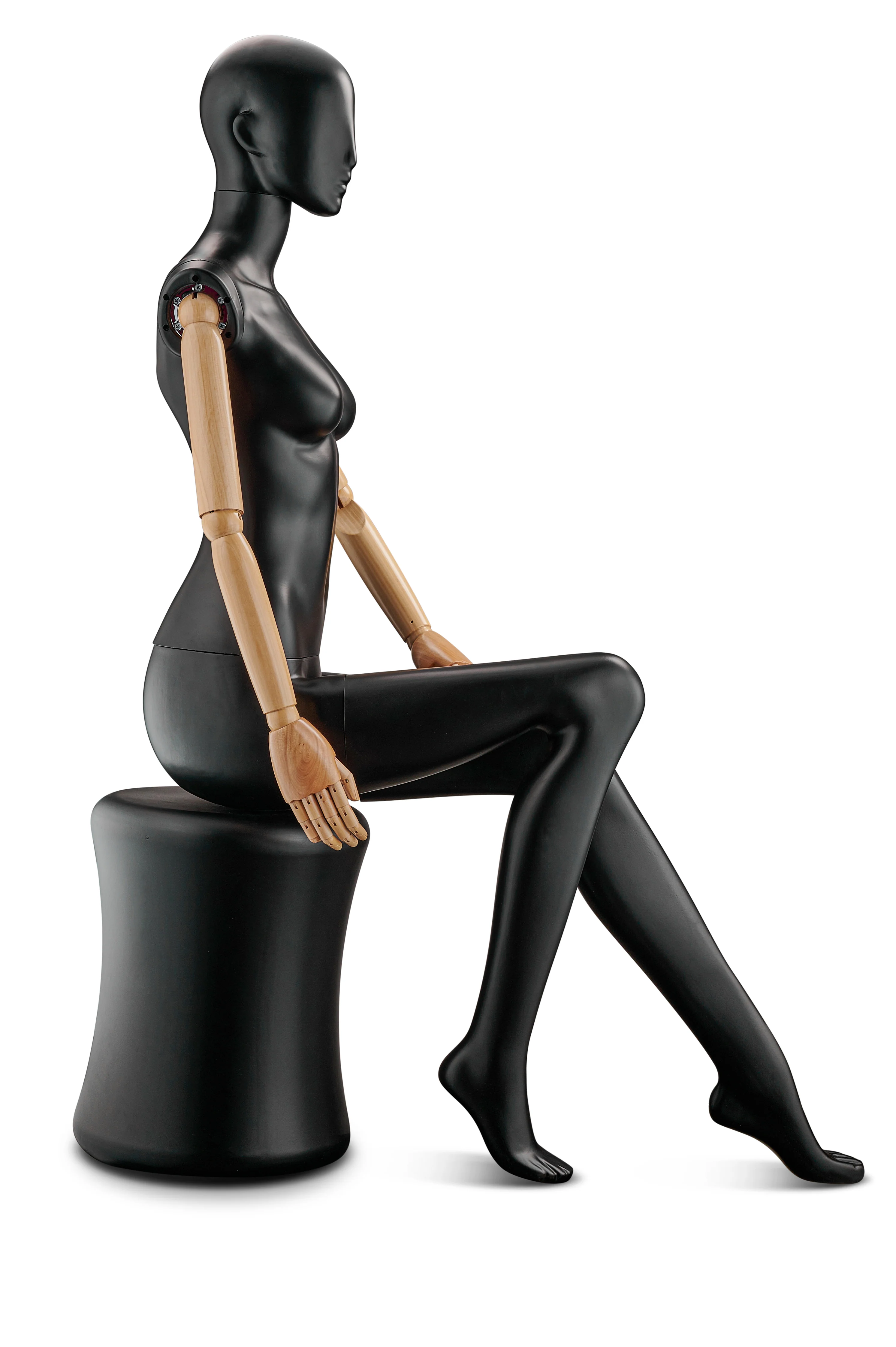 Female Abstract Mannequin in Standing or Sitting Pose w/ Articulating Arms (AP Series) - Image 53
