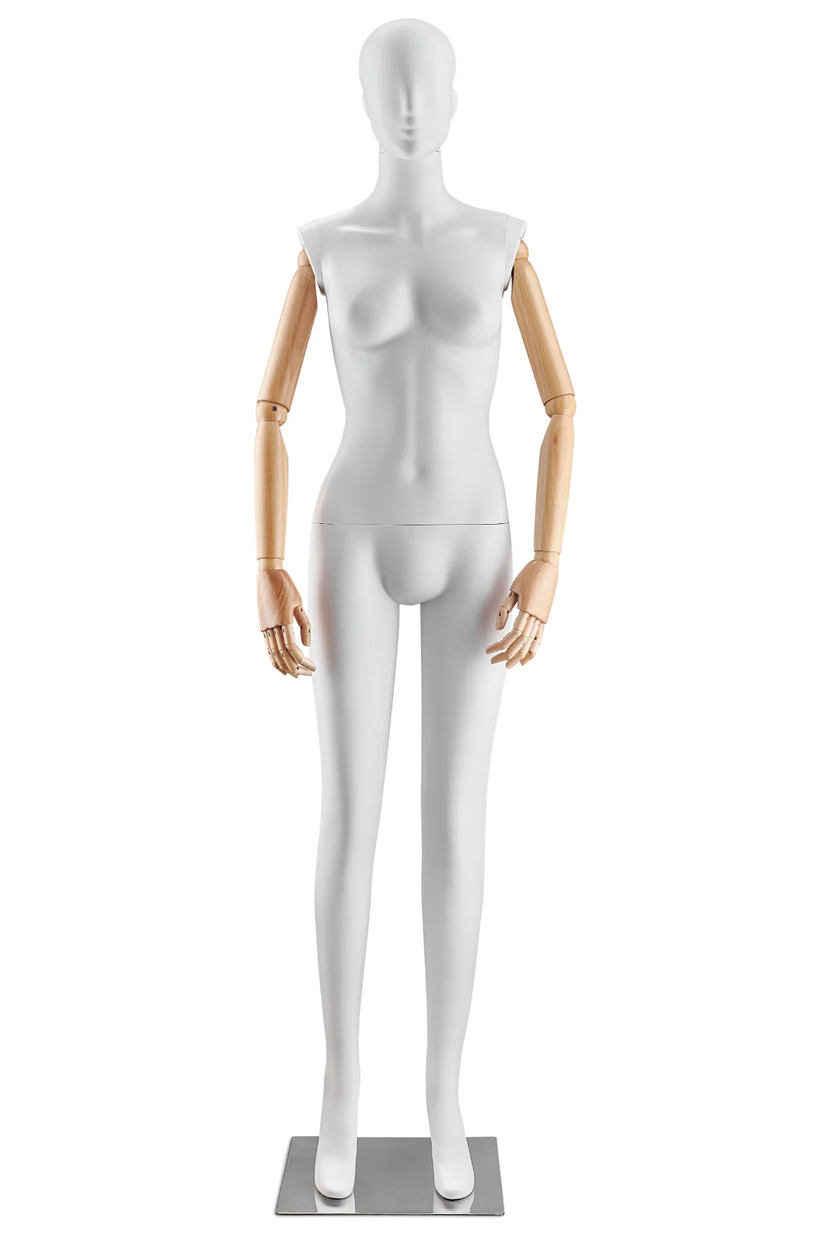 Female Abstract Mannequin in Standing or Sitting Pose w/ Articulating Arms (AP Series) - Image 6