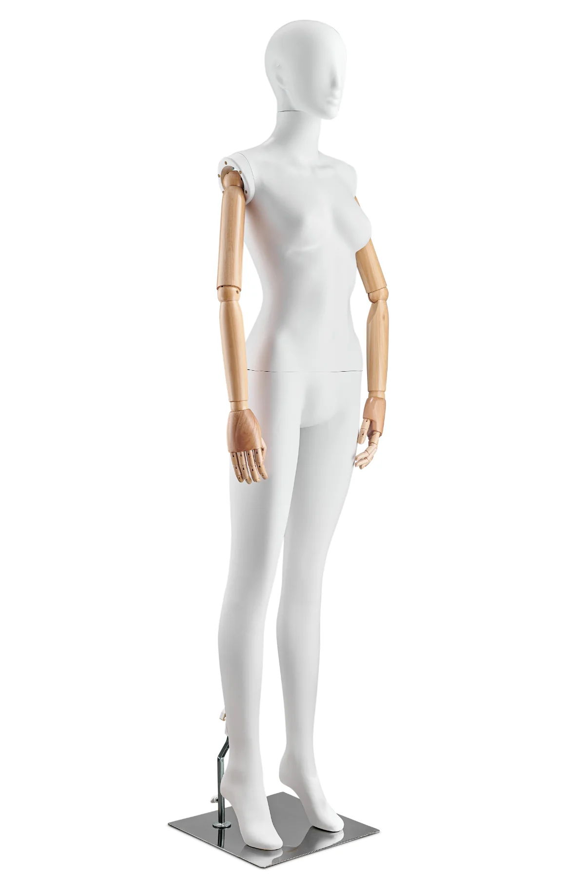 Female Abstract Mannequin in Standing or Sitting Pose w/ Articulating Arms (AP Series) - Image 7