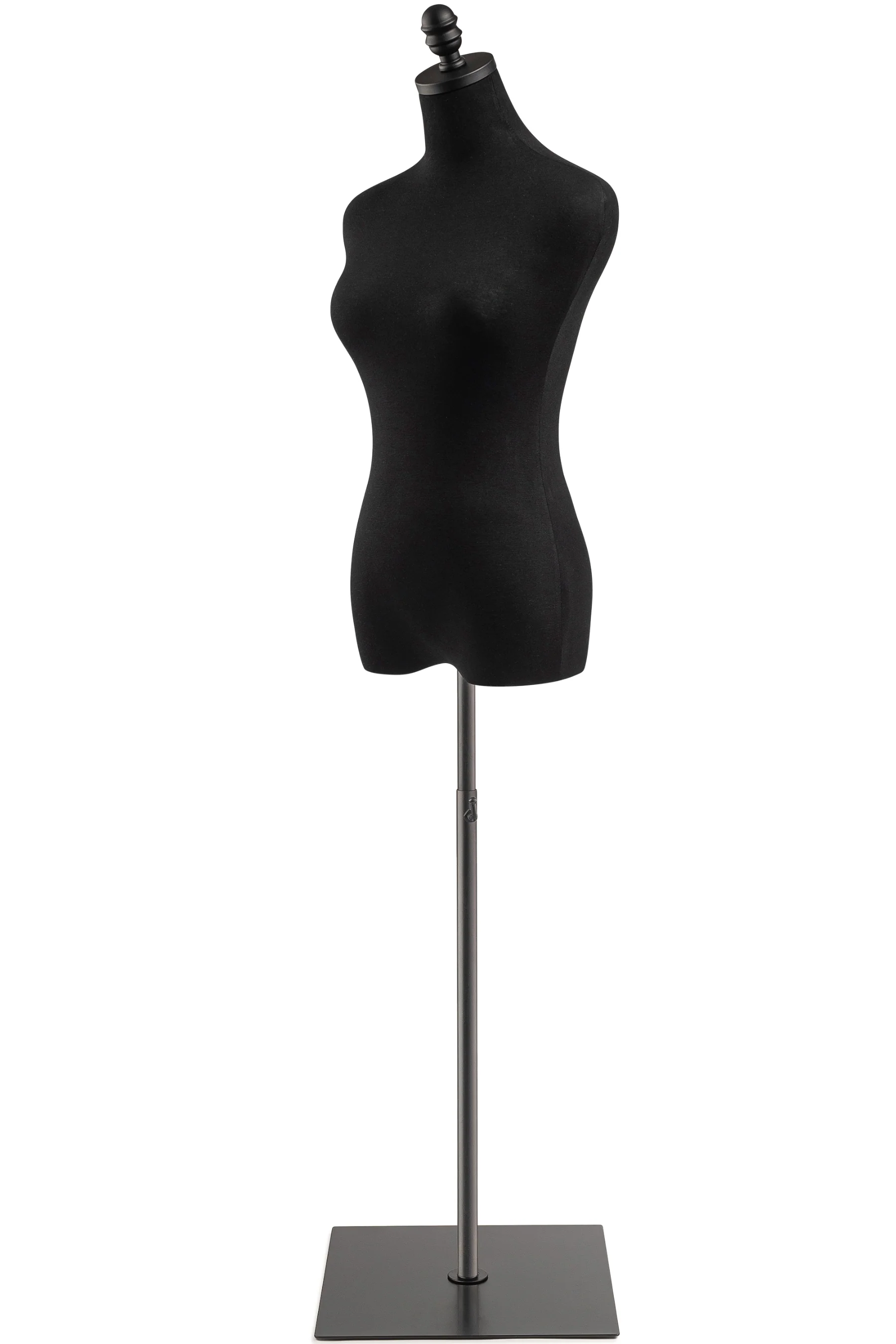 Female Display Dress Form on Metal Flat Base - Image 3