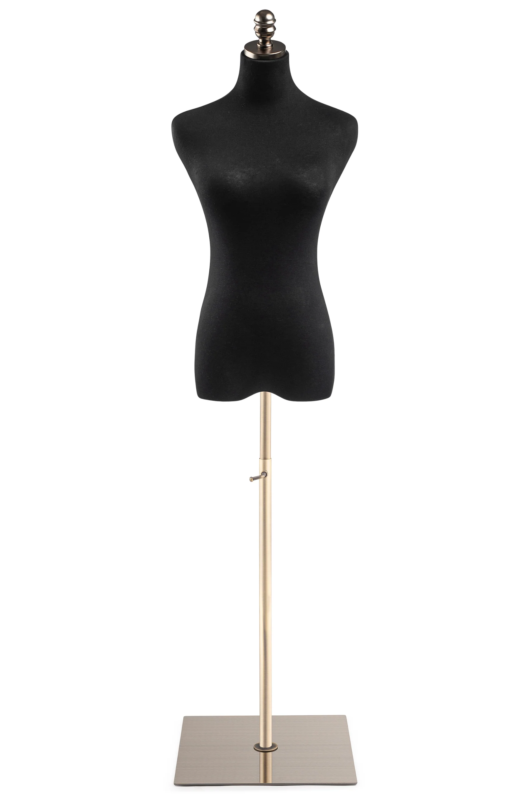 Female Display Dress Form on Metal Flat Base - Image 8