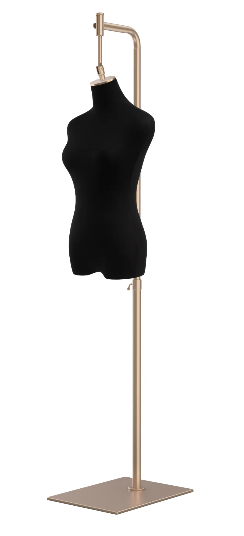 Female Display Dress Form on Metal Hanging Base - Image 4