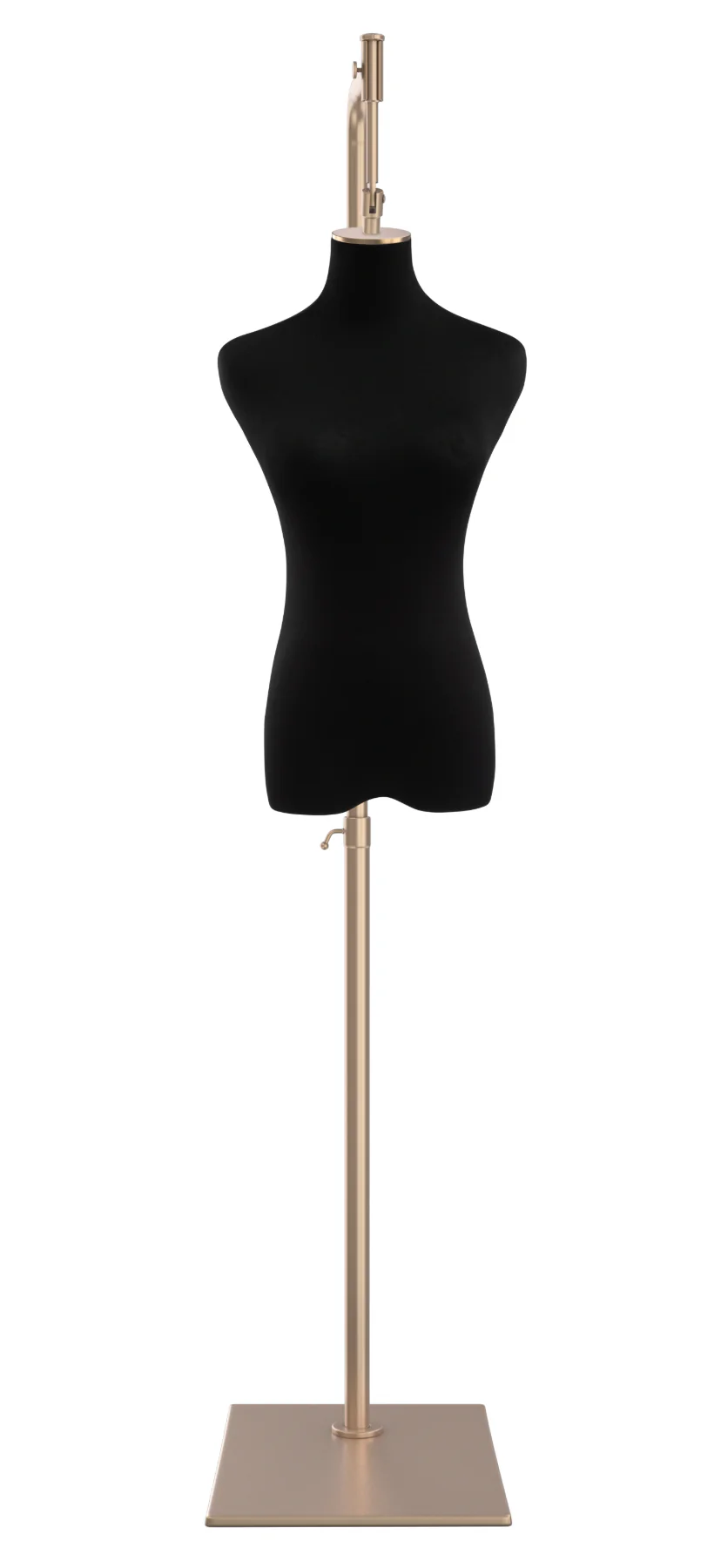 Female Display Dress Form on Metal Hanging Base - Image 5