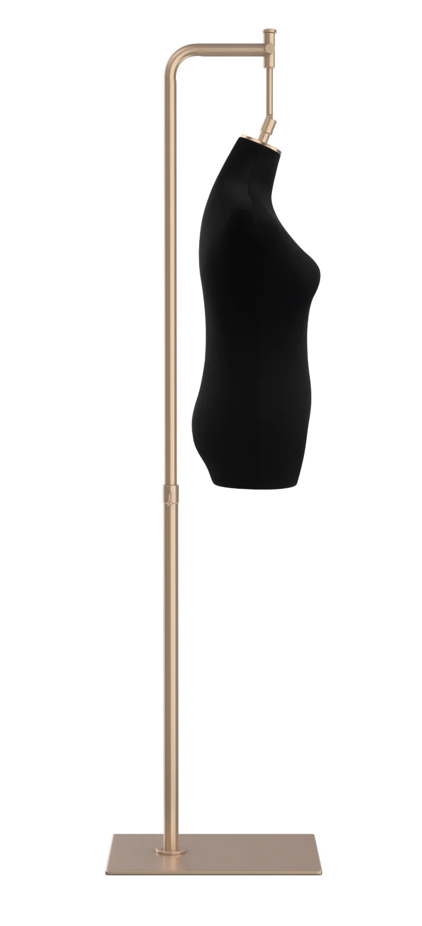 Female Display Dress Form on Metal Hanging Base - Image 6