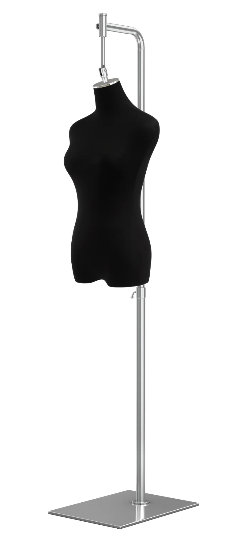 Female Display Dress Form on Metal Hanging Base - Image 7