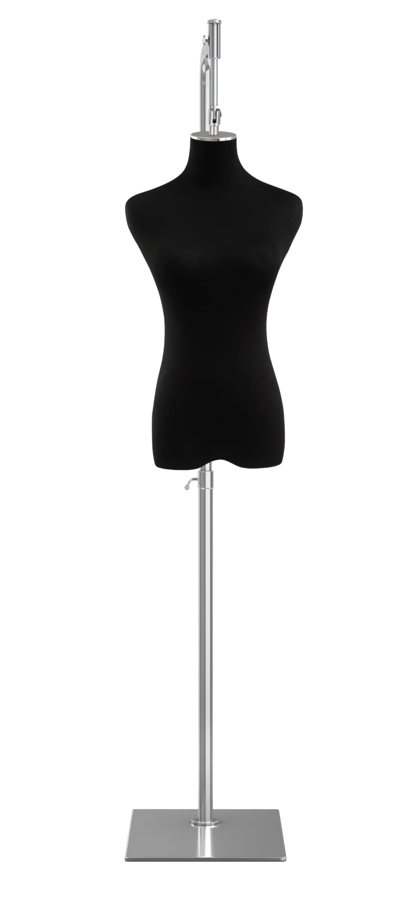 Female Display Dress Form on Metal Hanging Base - Image 8