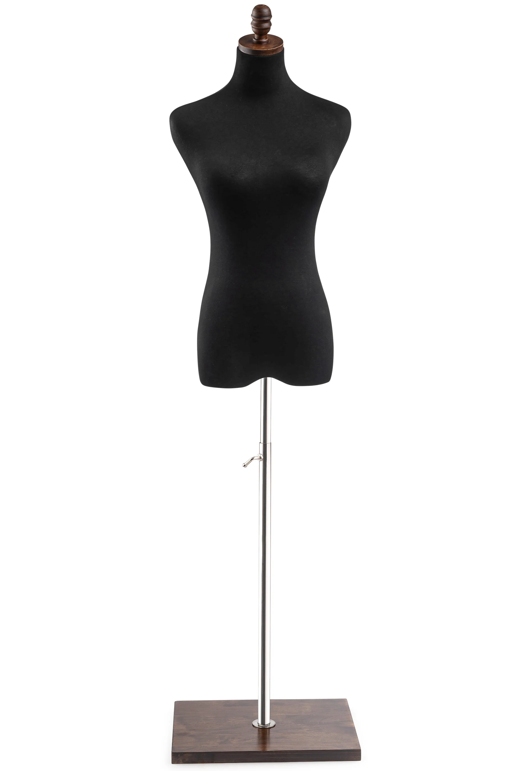 Female Display Dress Form on Wood Flat Base - Image 11