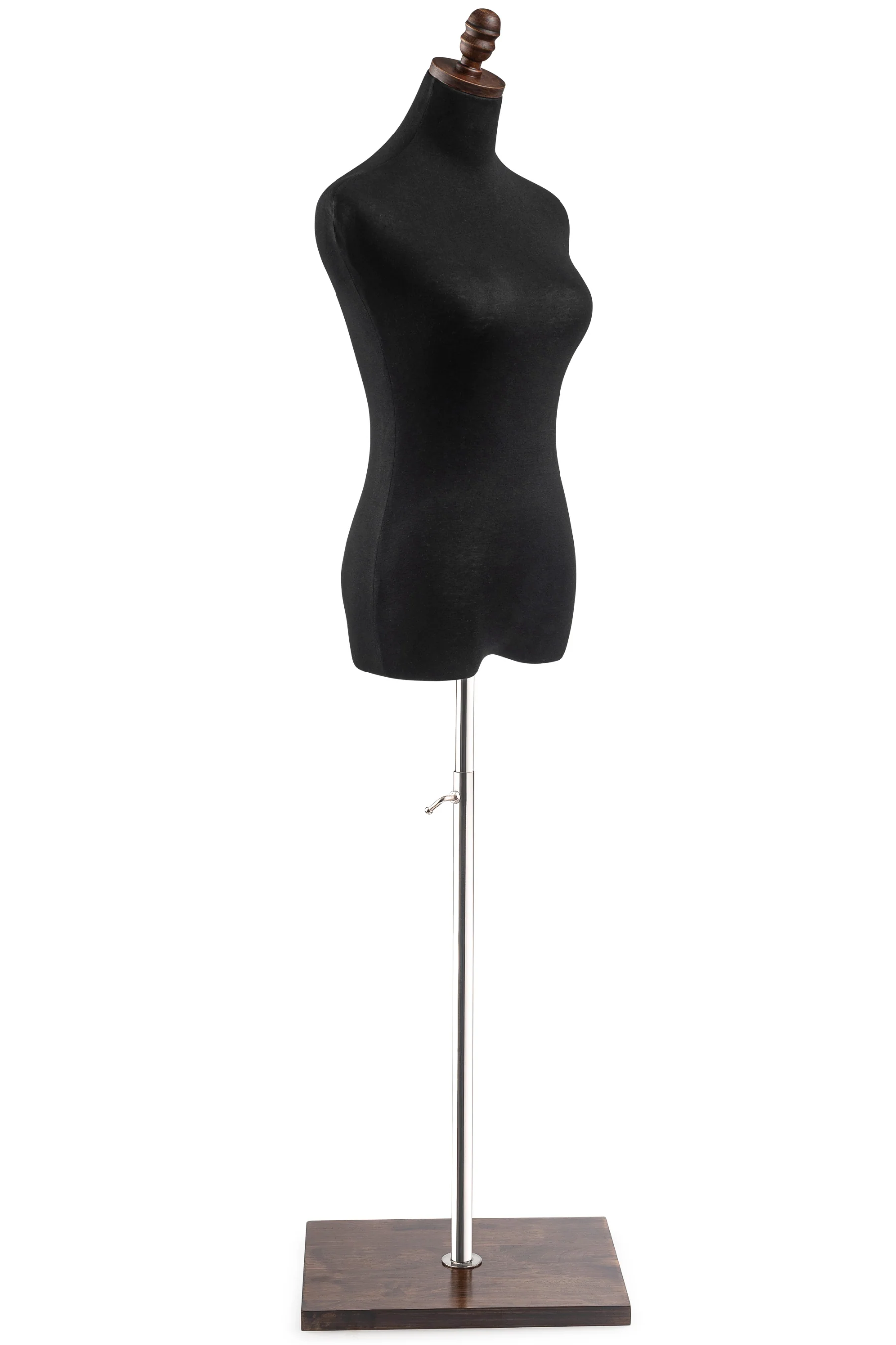 Female Display Dress Form on Wood Flat Base - Image 12