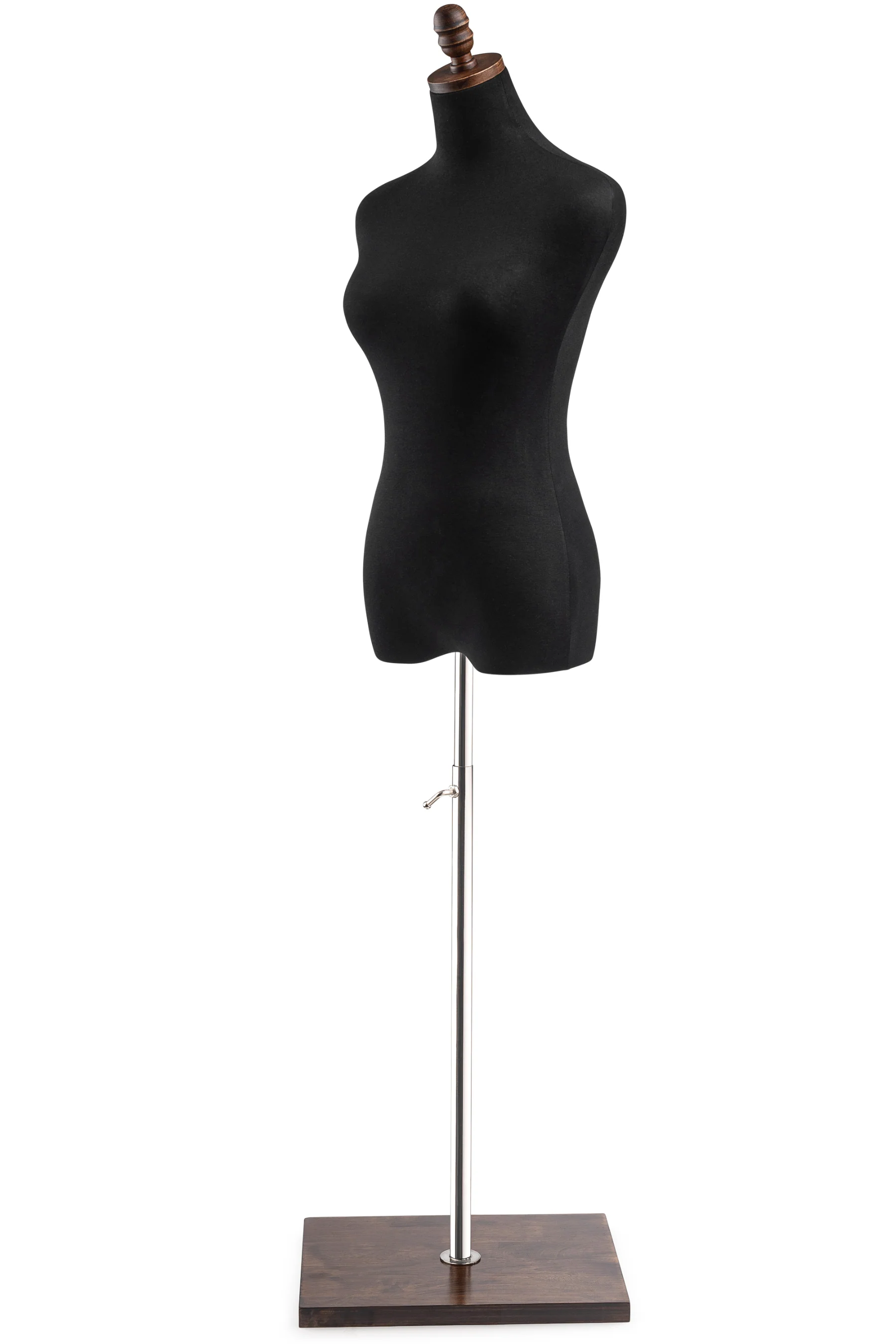 Female Display Dress Form on Wood Flat Base - Image 13