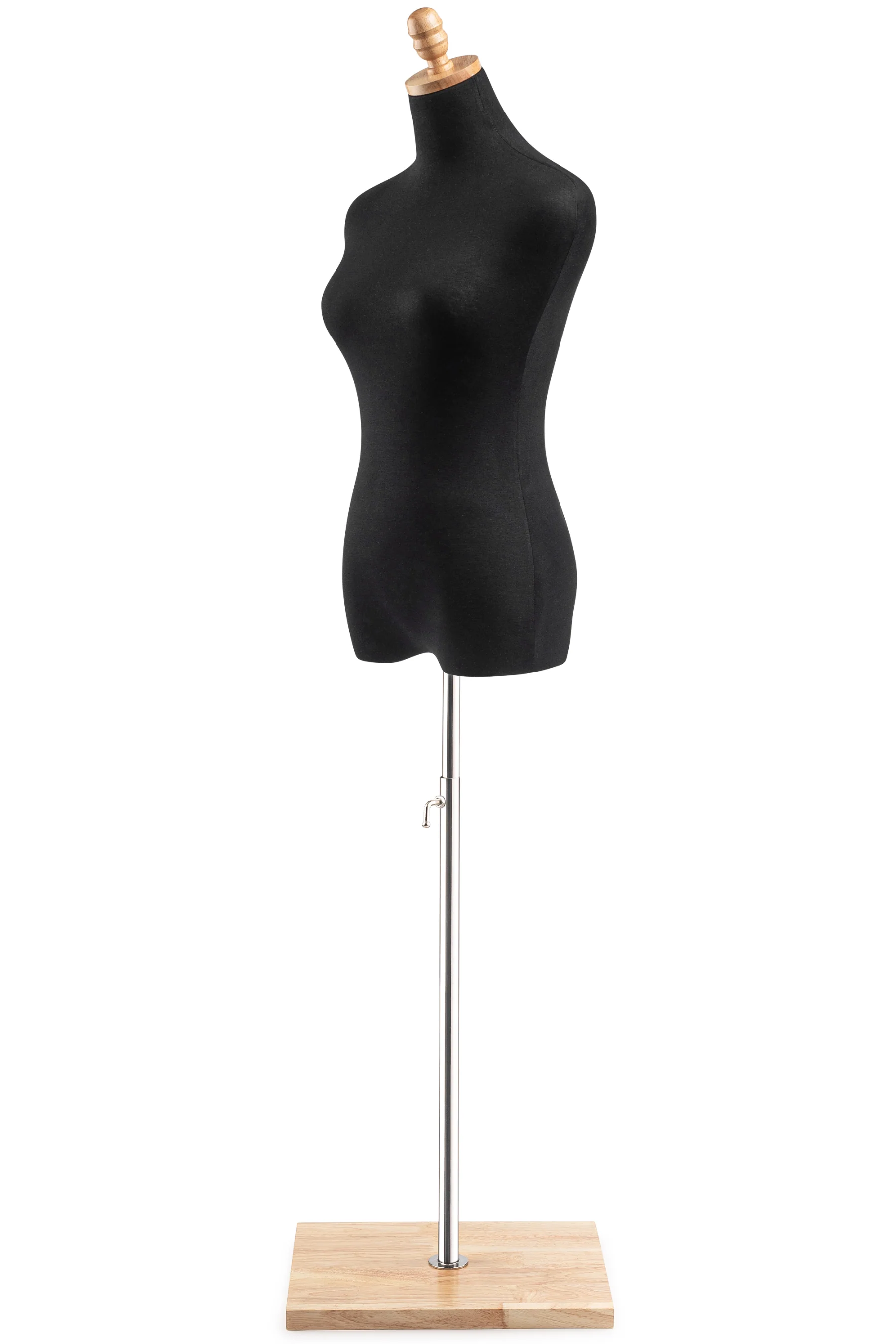 Female Display Dress Form on Wood Flat Base - Image 4