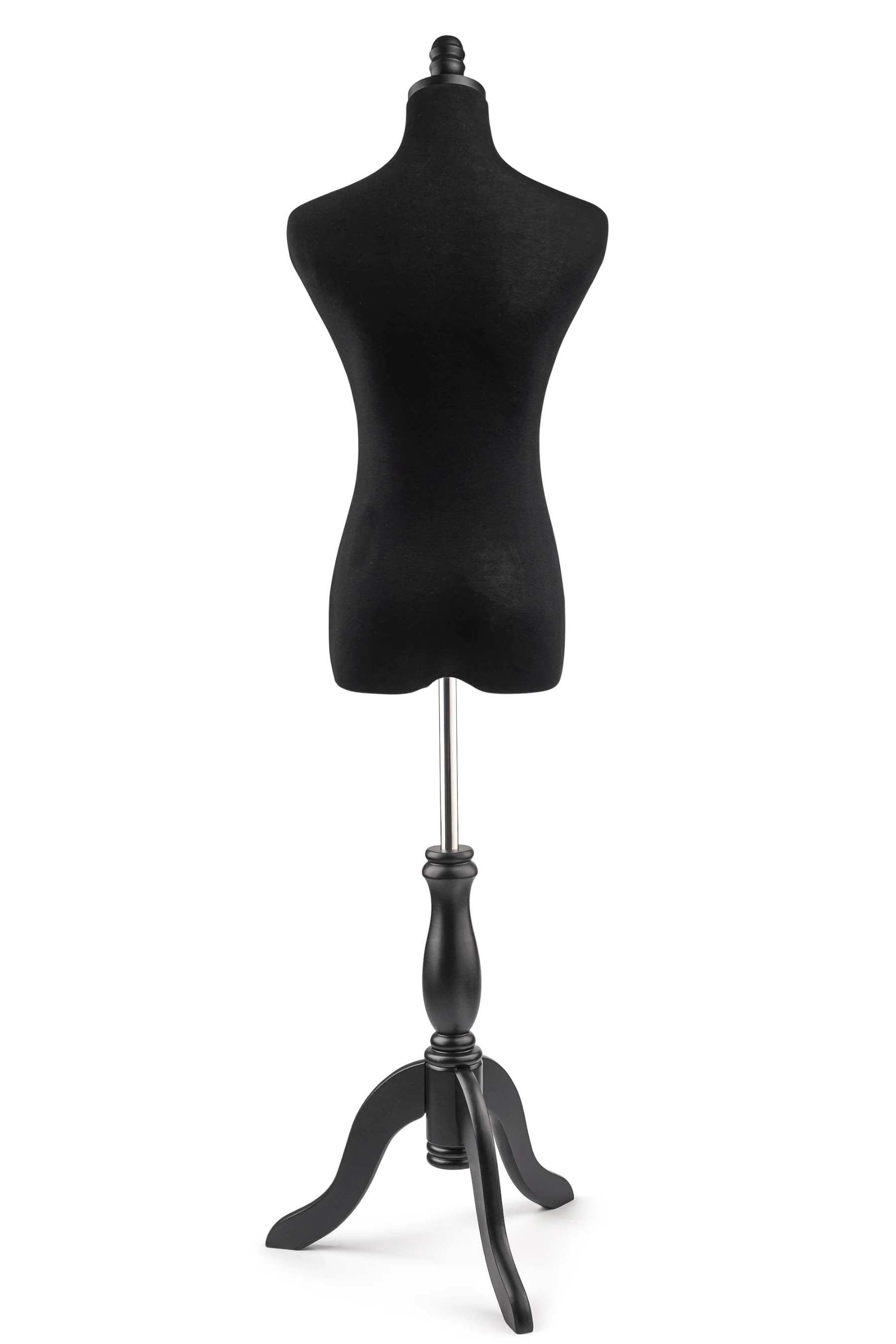 Female Display Dress Form on Wood Tripod Base - Image 10