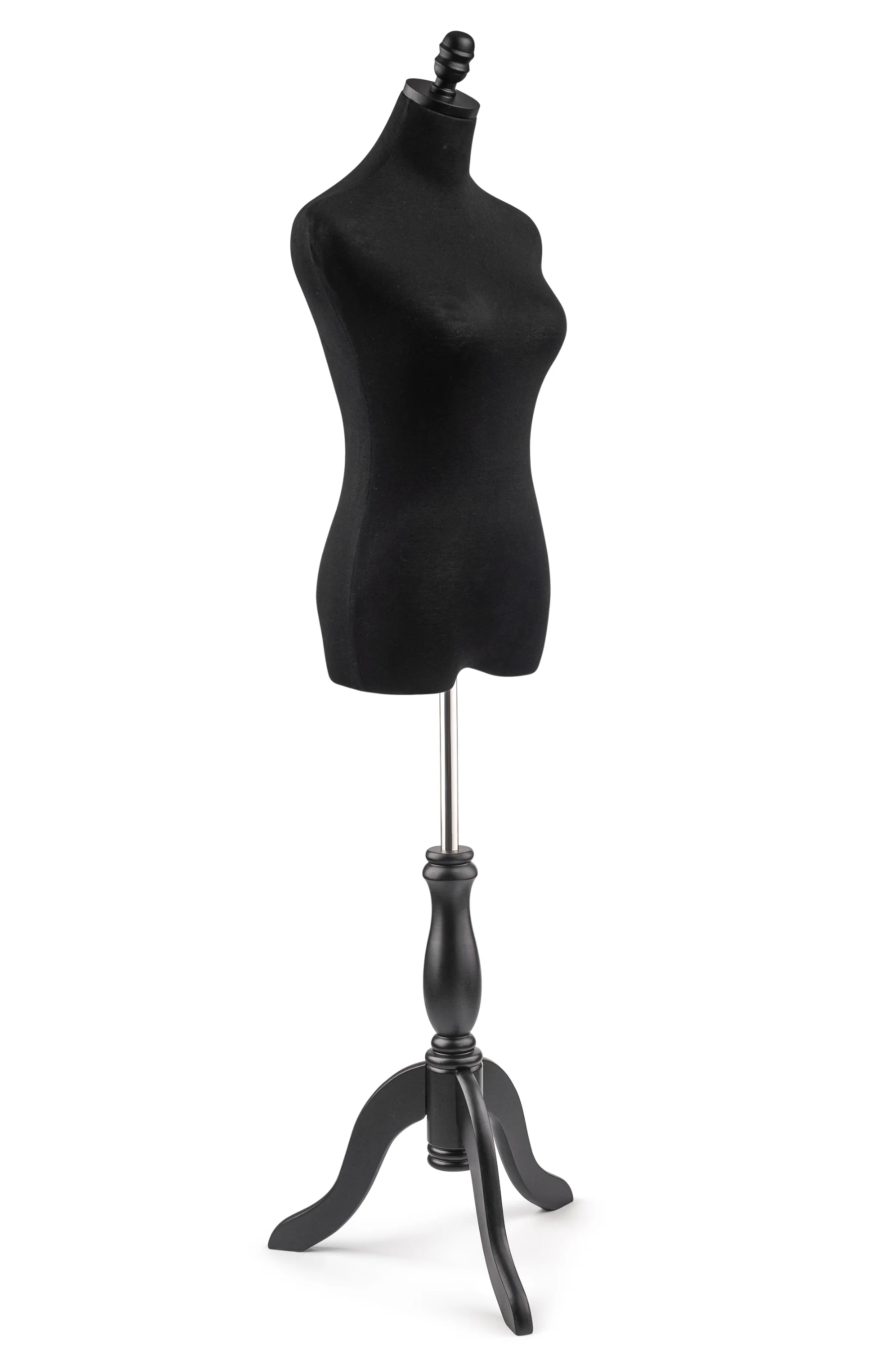 Female Display Dress Form on Wood Tripod Base - Image 7