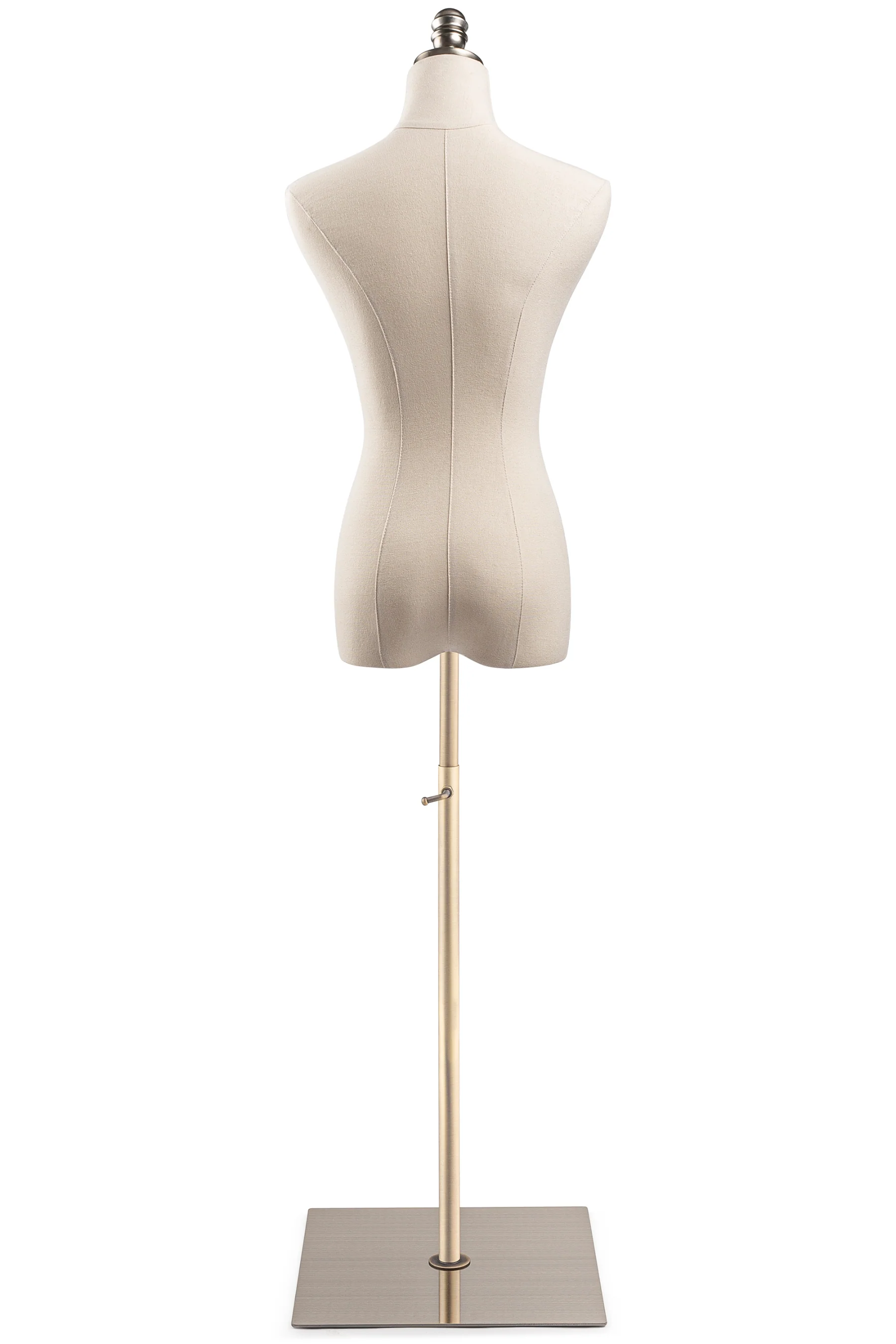 Female Display Dress Form on Metal Flat Base - Image 13